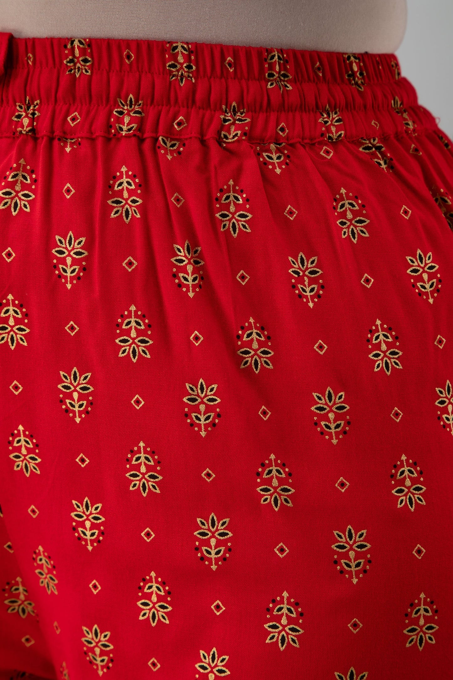 Embroidered Straight Calf Length 3/4 Sleeves Keyhole Neck Rayon Kurta Dupatta Bottom Set (Preorder)