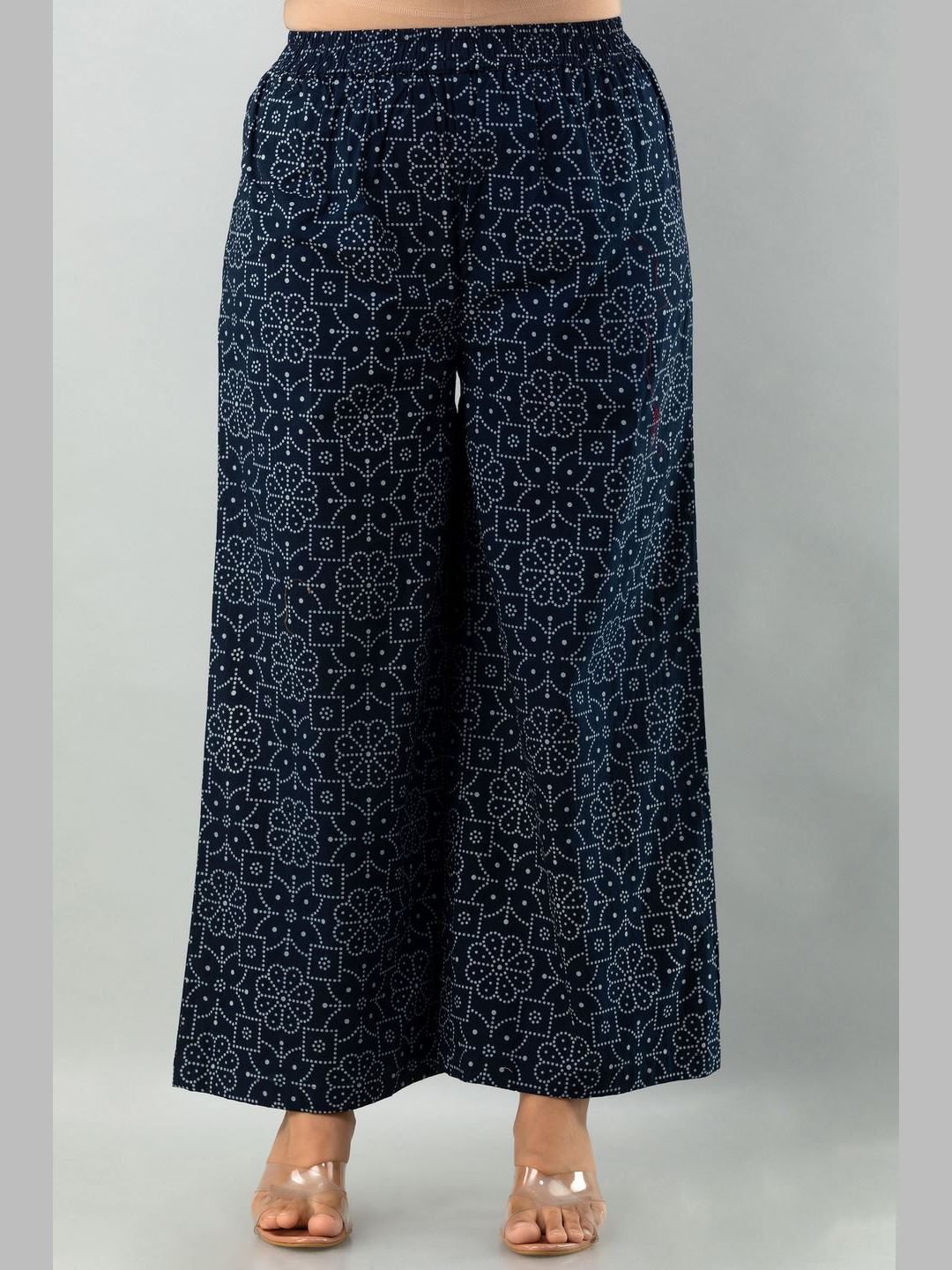 Cotton Printed 3/4 Sleeve Straight Round Neck Calf Length Kurta Set (Preorder)