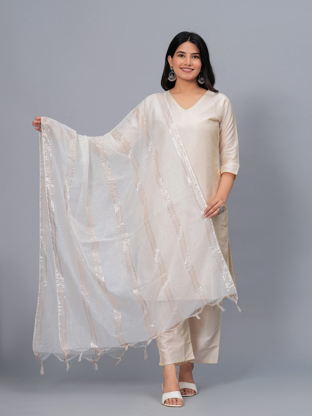 Self Design Rayon Drawer Dupatta (Pre-Order)