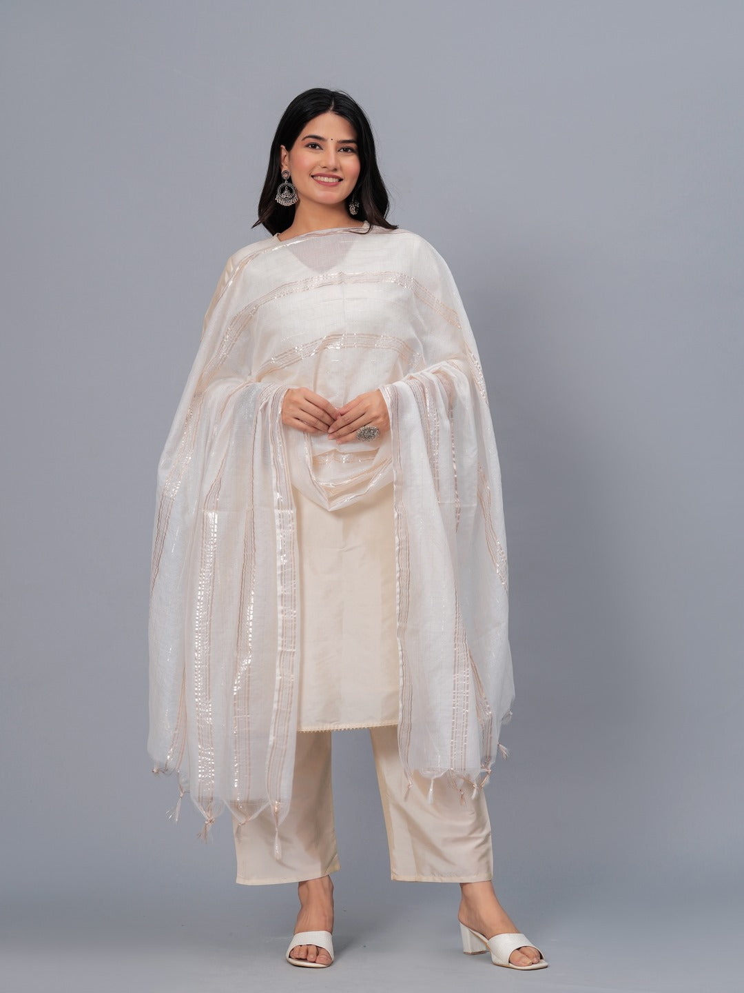 Self Design Rayon Drawer Dupatta (Pre-Order)