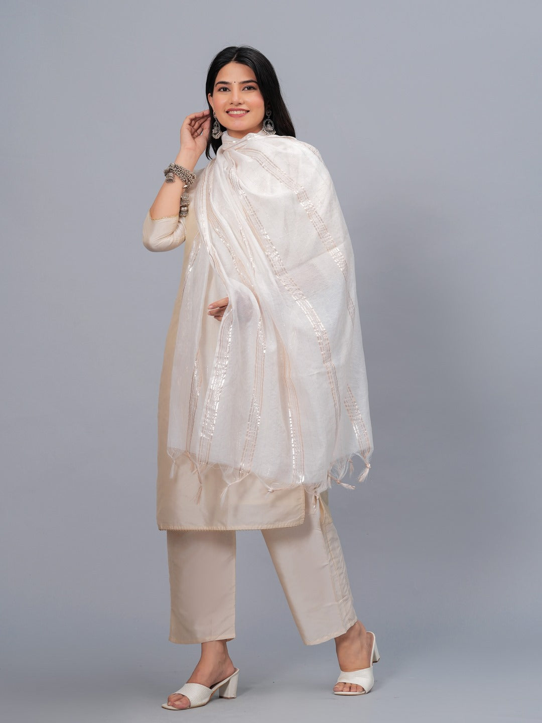 Self Design Rayon Drawer Dupatta (Pre-Order)
