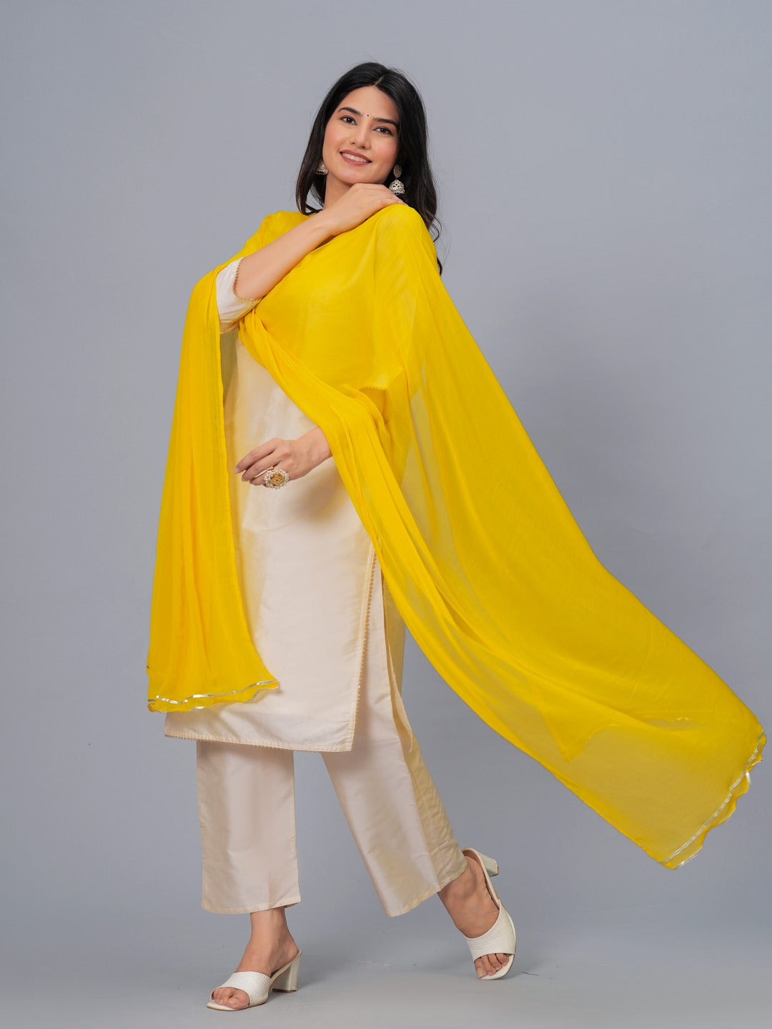 Solid Nazmeen Dupatta