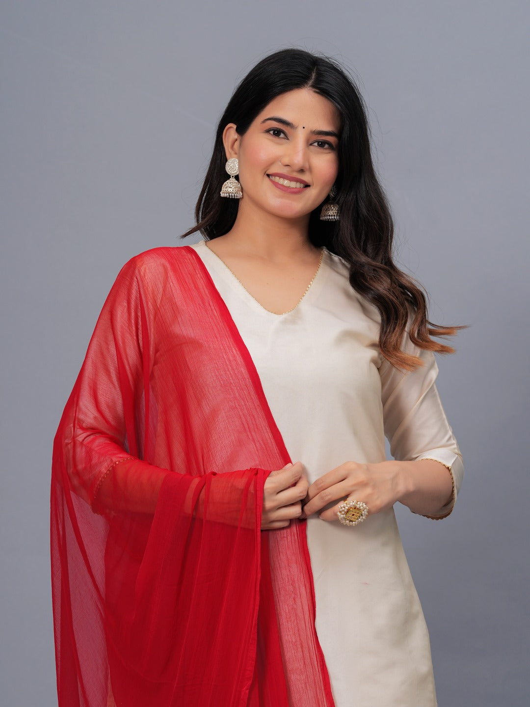 Solid Nazmeen Dupatta