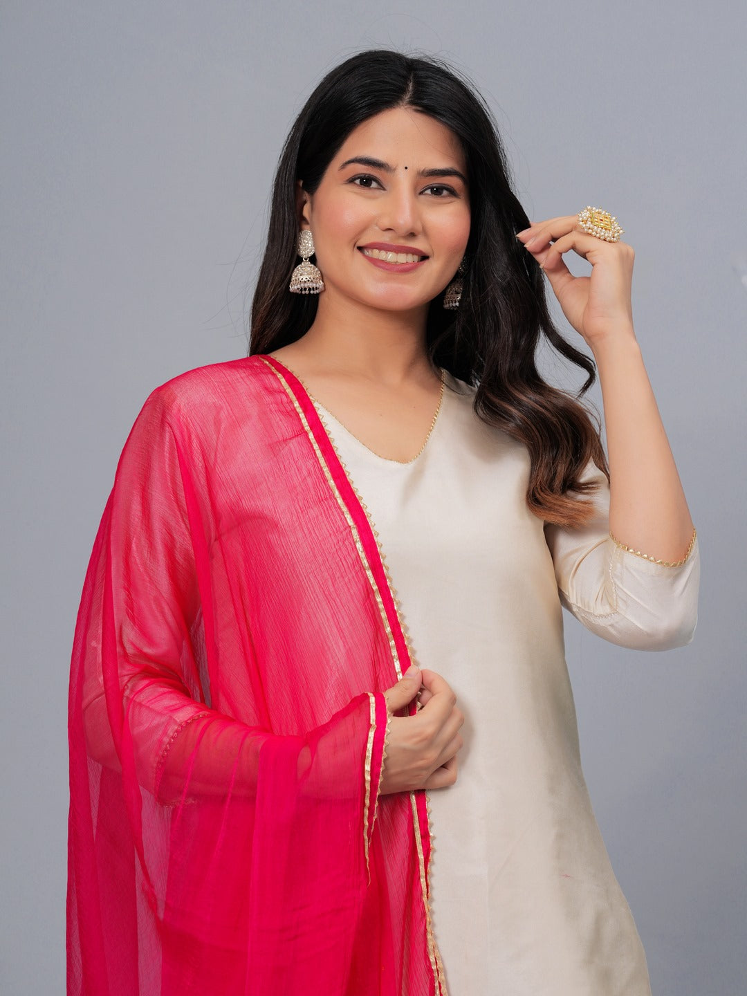 Solid Nazmeen Dupatta