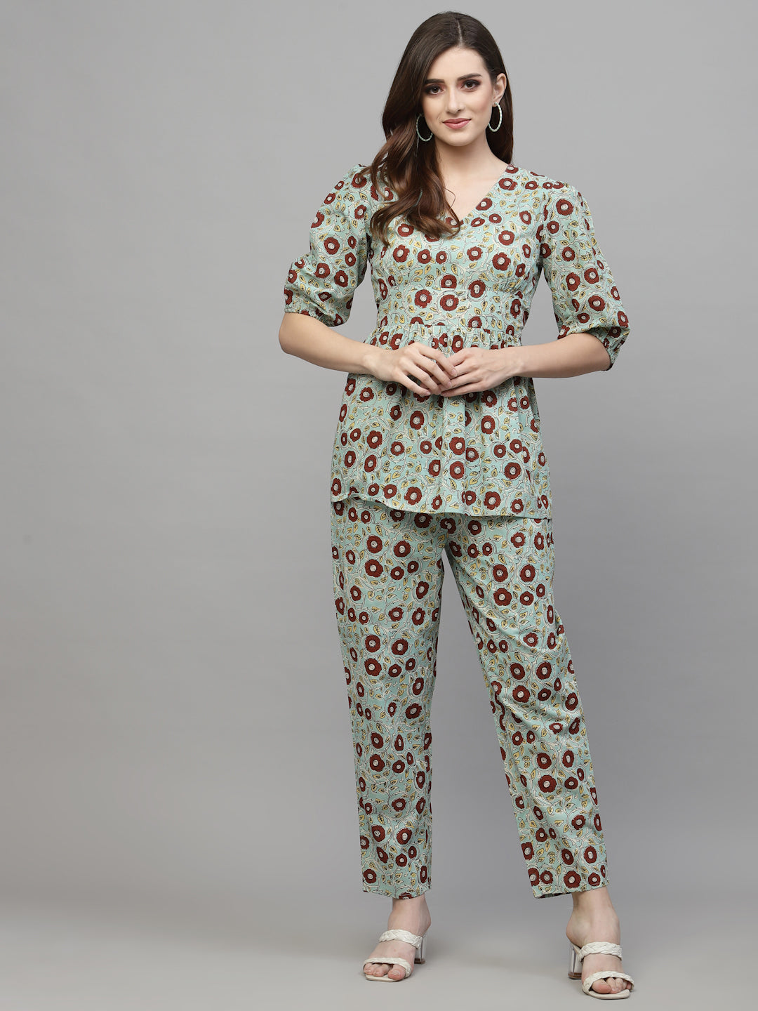 Floral Printed Cotton Co-Ords set (Pre-Order)
