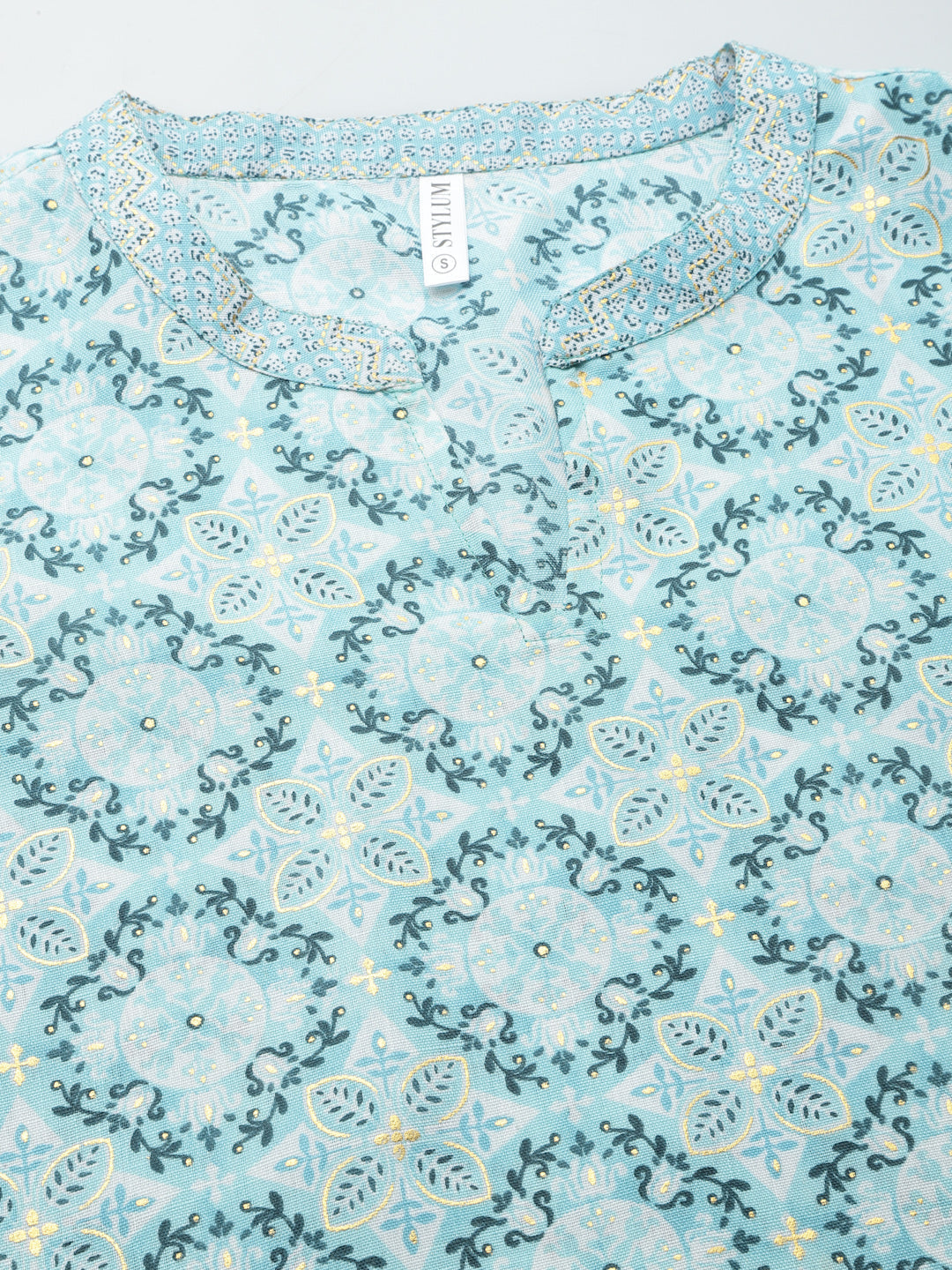 Printed Cotton Blend Kurta Pant Dupatta Set (Pre-Order)