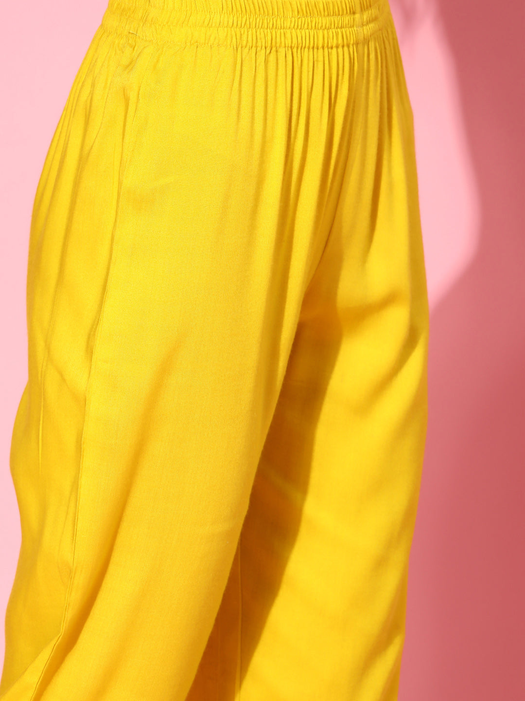 Floral Printed Cotton Naira Cut Kurta Pant Dupatta Set (Pre-Order)