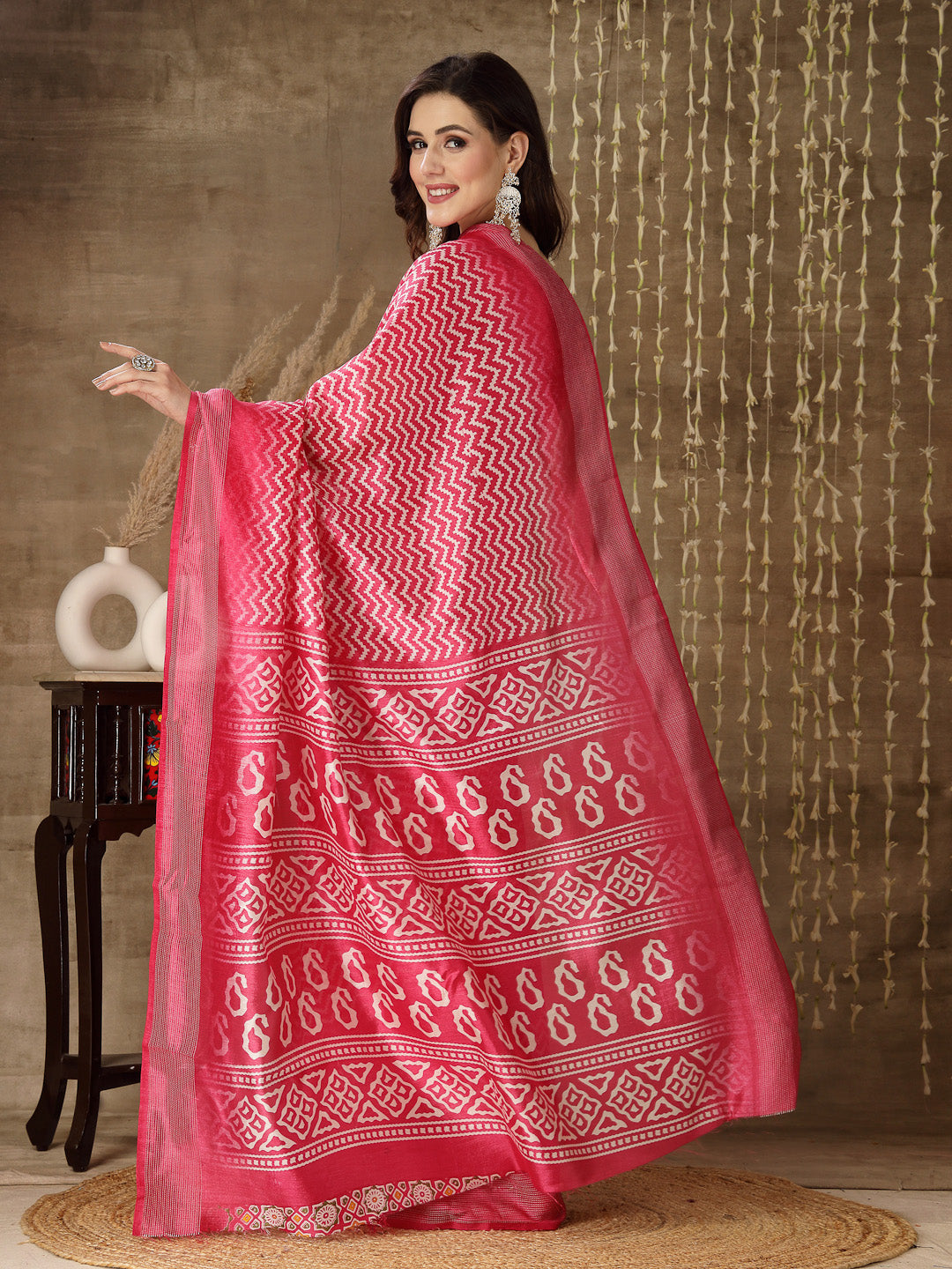 Digital Print Cotton Blend Saree (Pre-Order)