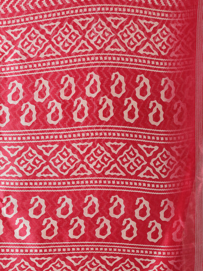 Digital Print Cotton Blend Saree