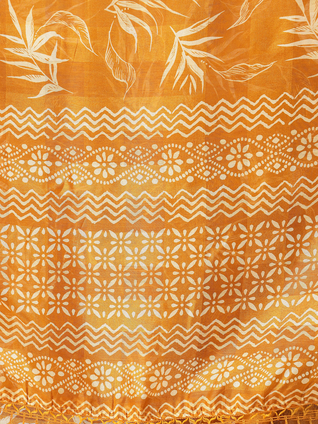 Paisley Print Cotton Blend Saree