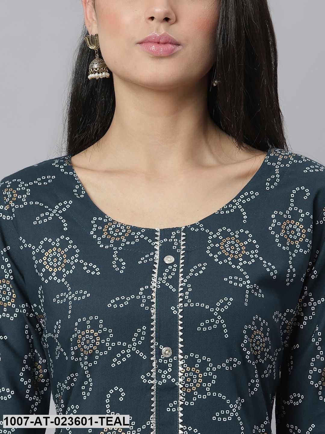 Women's Floral Printed Rayon Straight Kurta (Pre-Order)