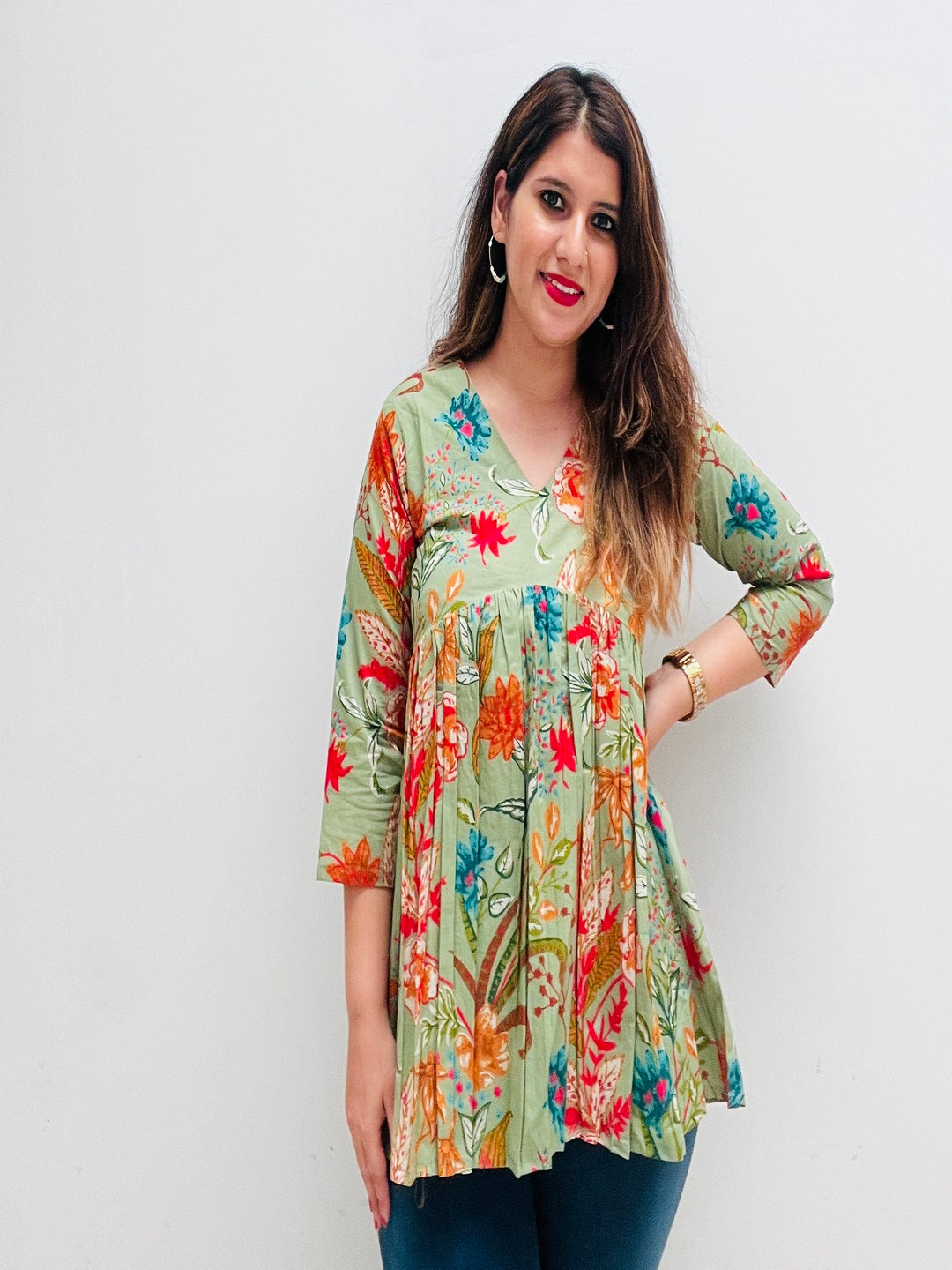 Cotton Printed Top