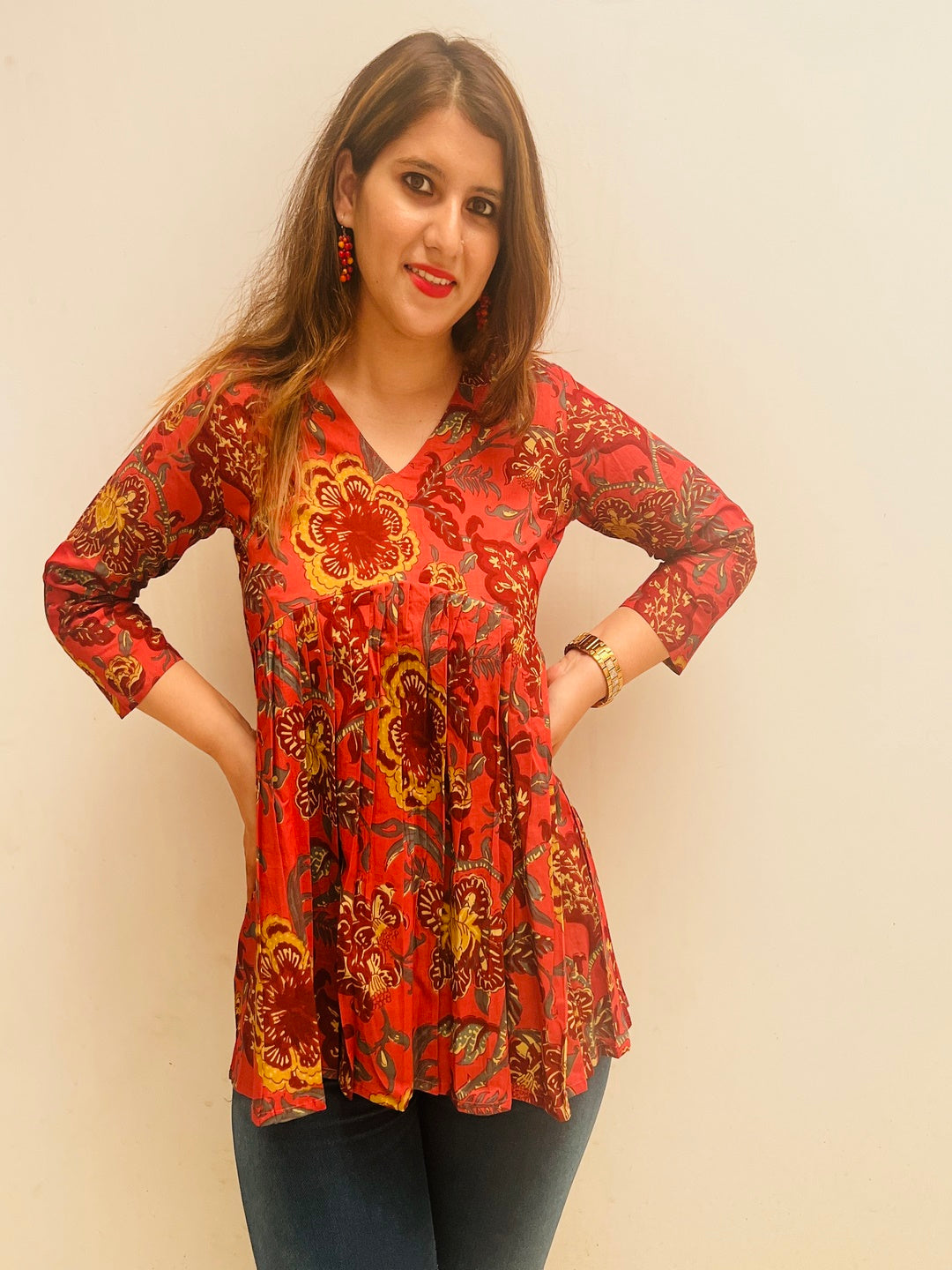 Cotton Printed Top