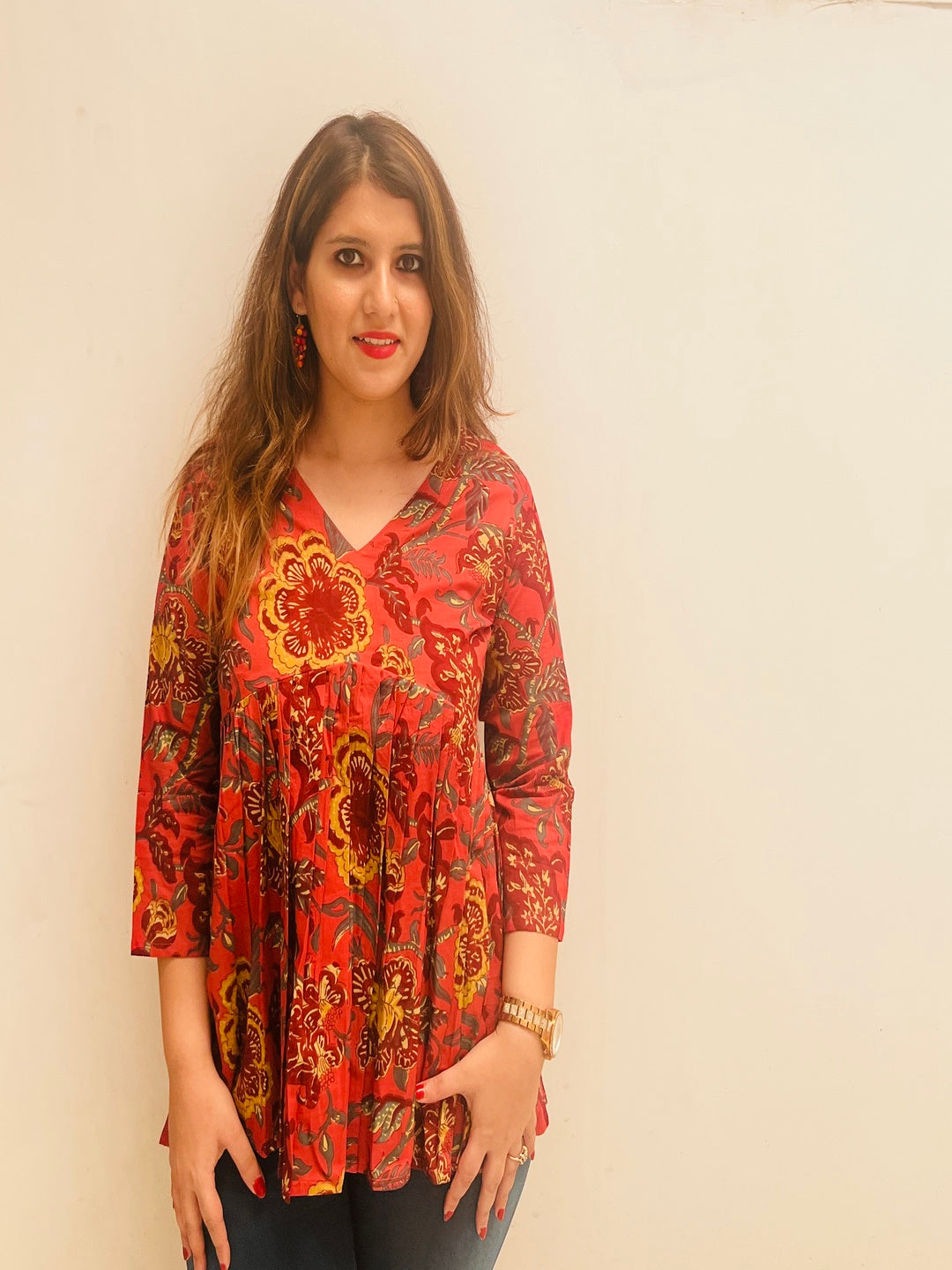 Cotton Printed Top