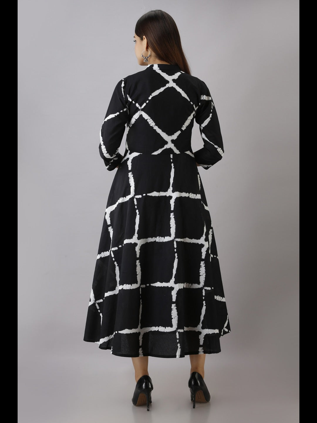 Printed Viscose Rayon Flared Kurta