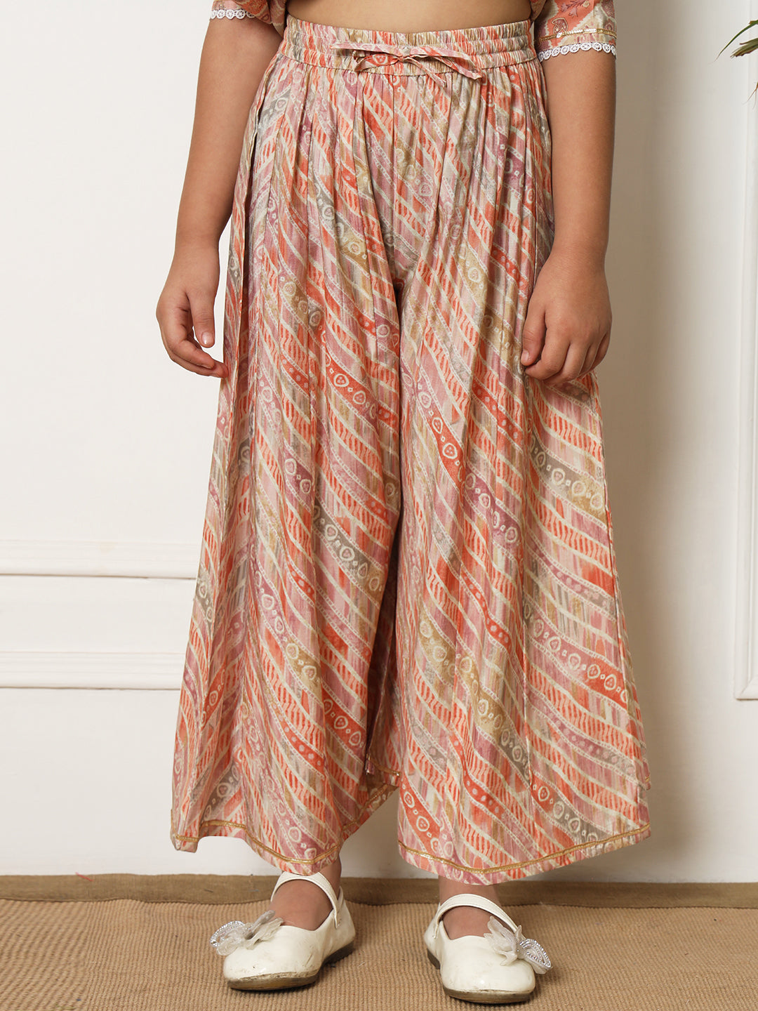 A line style Silk fabric Purple color Kurti with Bottom