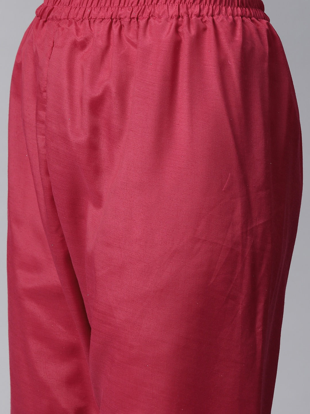 Pakistani Style Georgette Fabric Pink Color Kurti With Bottom And Dupatta