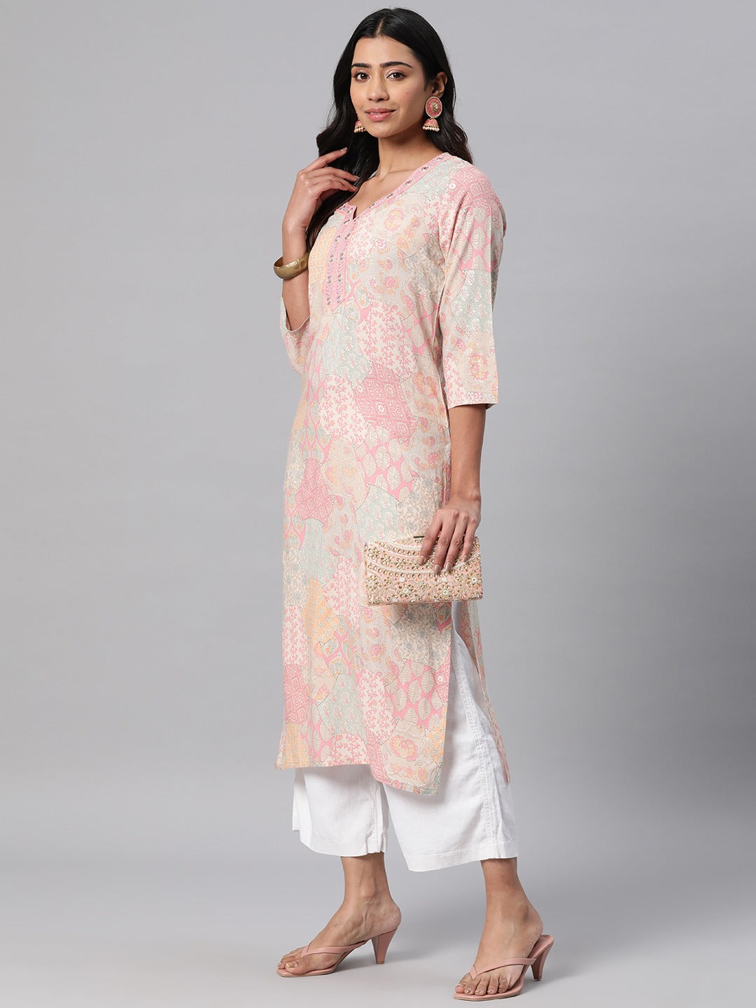An Amazing Range Of Ethnic Wear In Soft And Solid Colors That Looks Perfect For Festive Wear. With Beautiful Designs And Patterns