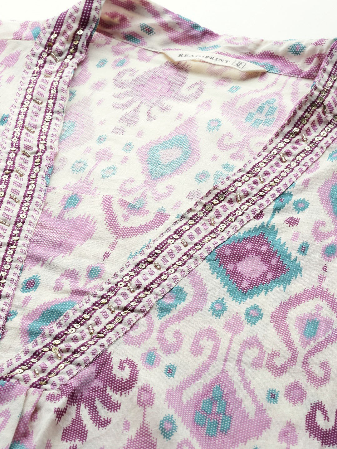 A Line Style Cotton Fabric Pink Color Kurta With Bottom And Dupatta