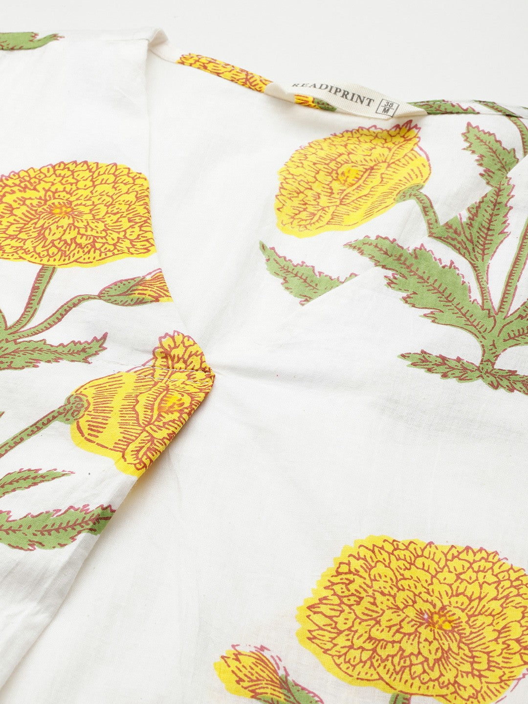 Straight Style Cotton Fabric White Color Kurta And Bottom