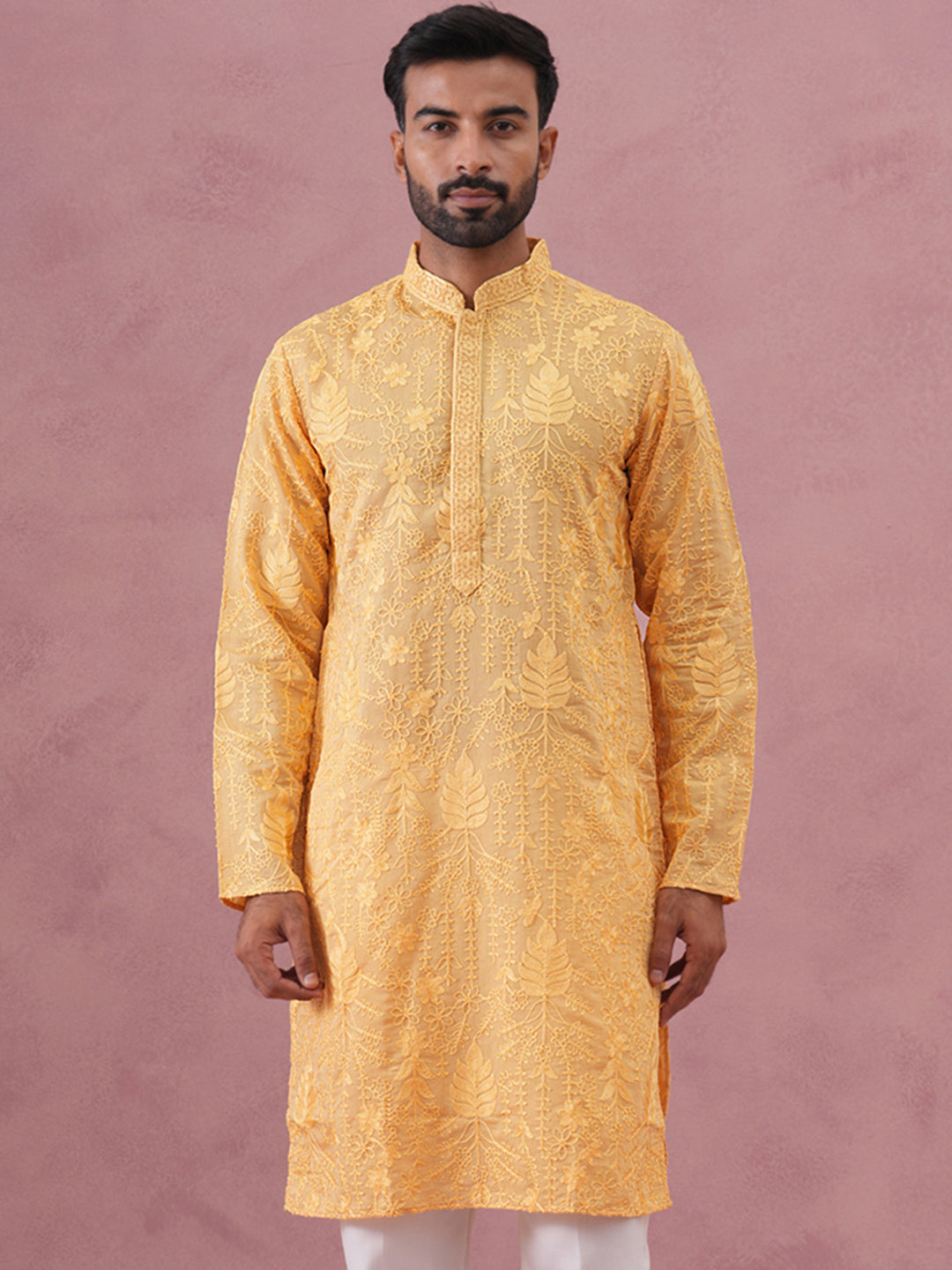Men’S Ethnic Embroidered Kurta