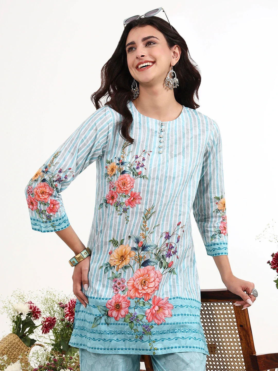 Printed Cotton Co-Ord Set