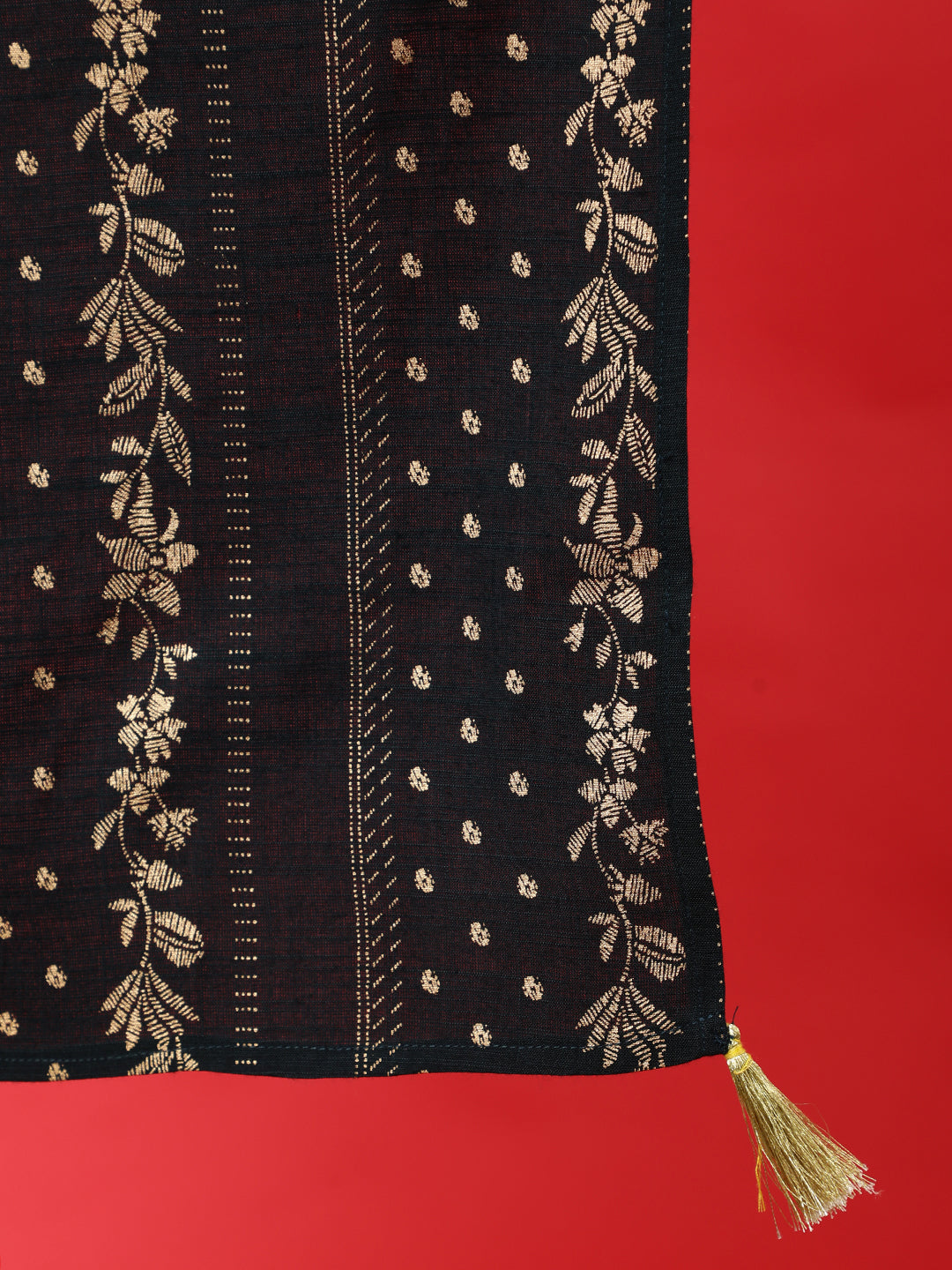 Rayon Calf Length Printed Straight 3/4 Sleeves Round Neck Kurta Bottom Dupatta Set (Preorder)