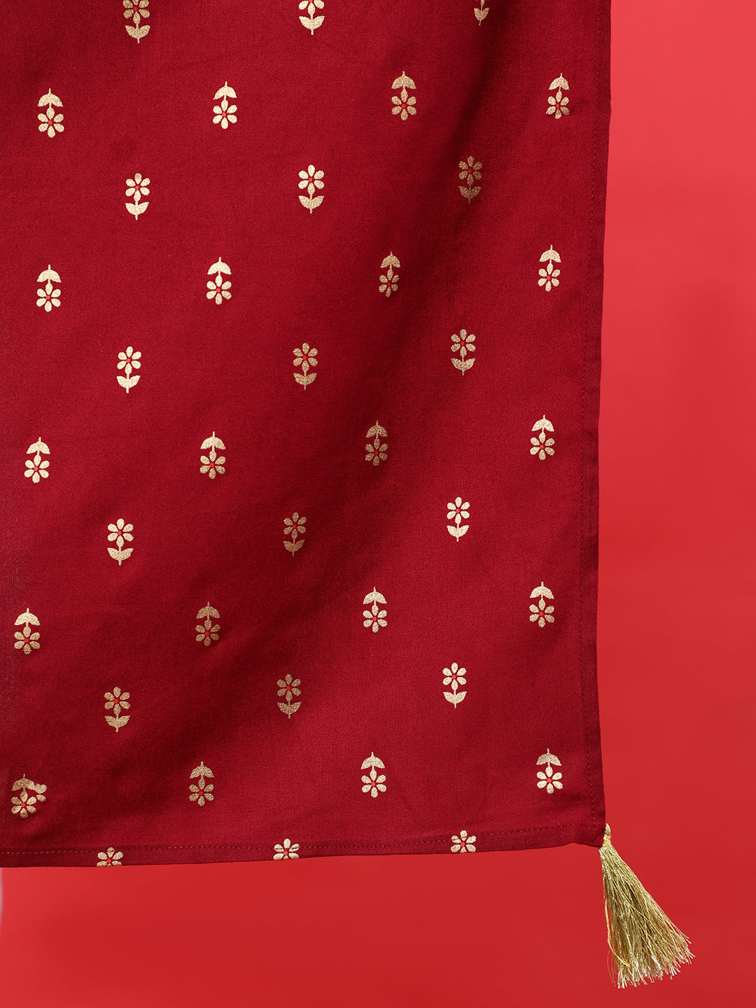 Rayon Calf Length Solid Flared 3/4 Sleeves Round Neck Kurta Bottom Dupatta Set (Preorder)