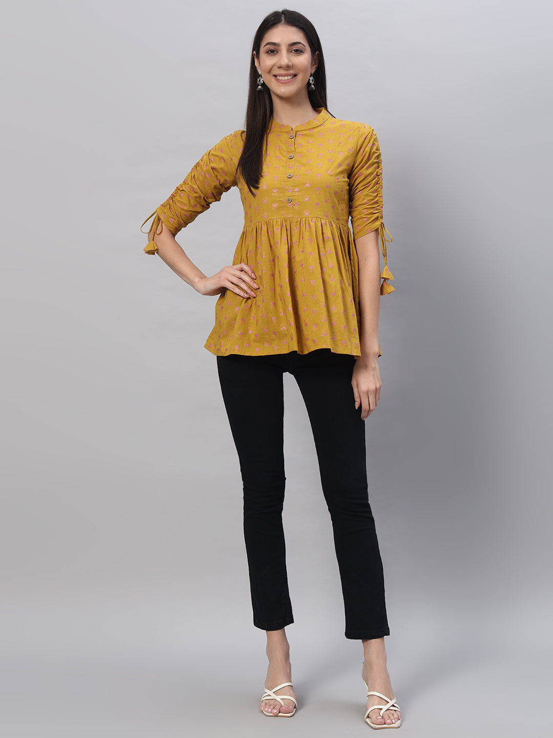 Cotton Printed Regular Top