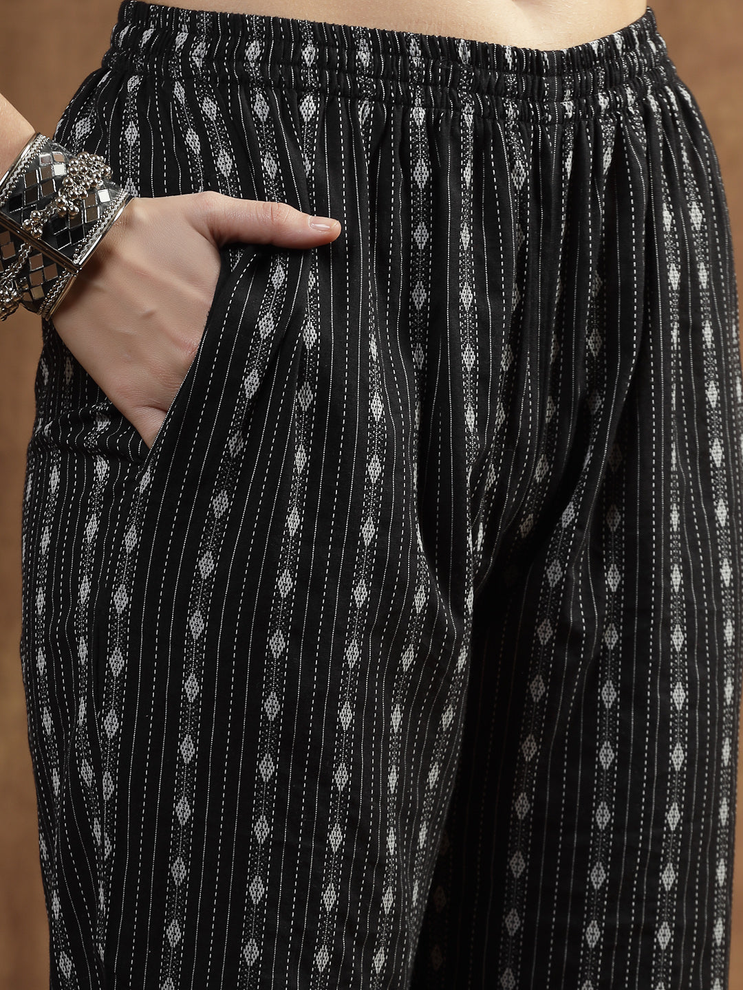 Woven Design Cotton Co-Ord Set