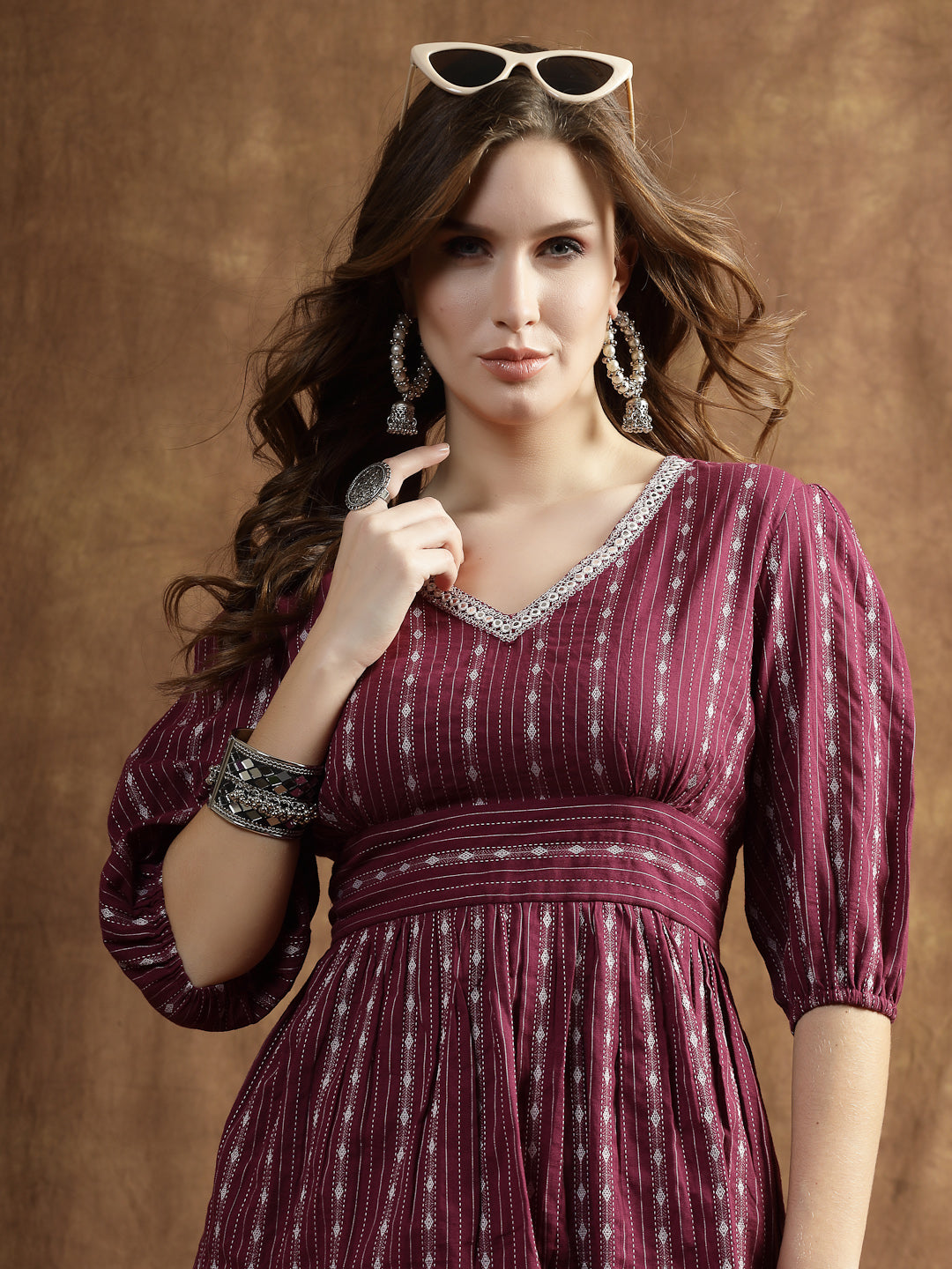 Woven Design Cotton Co-Ord Set