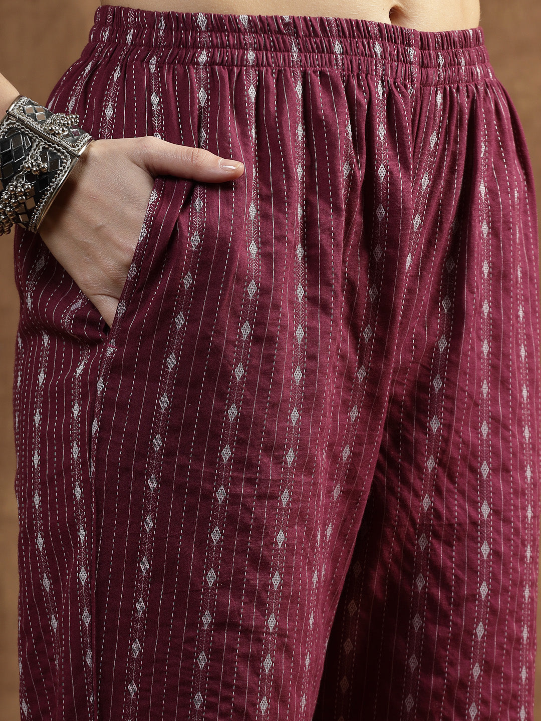 Woven Design Cotton Co-Ord Set