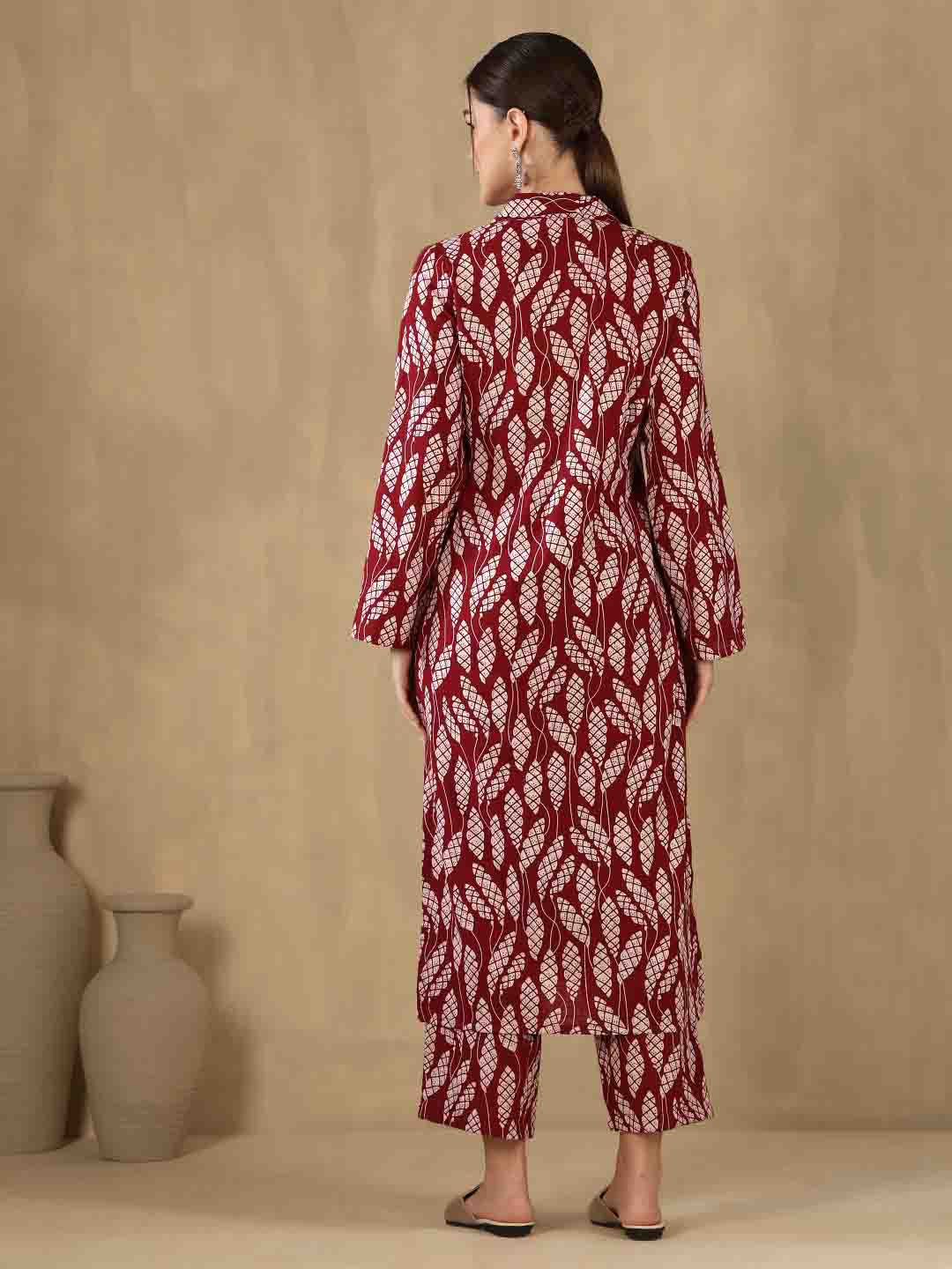 Straight Pure Cotton Printed Kurta Set