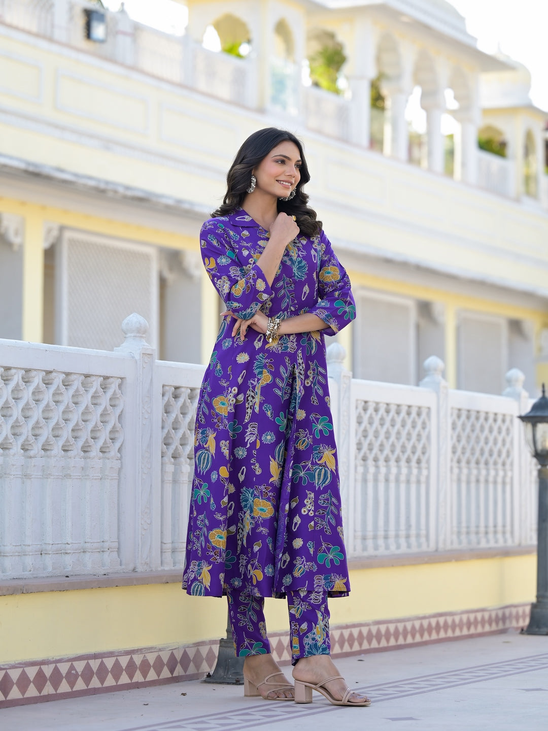 Floral Printed Rayon Co-Ord Set