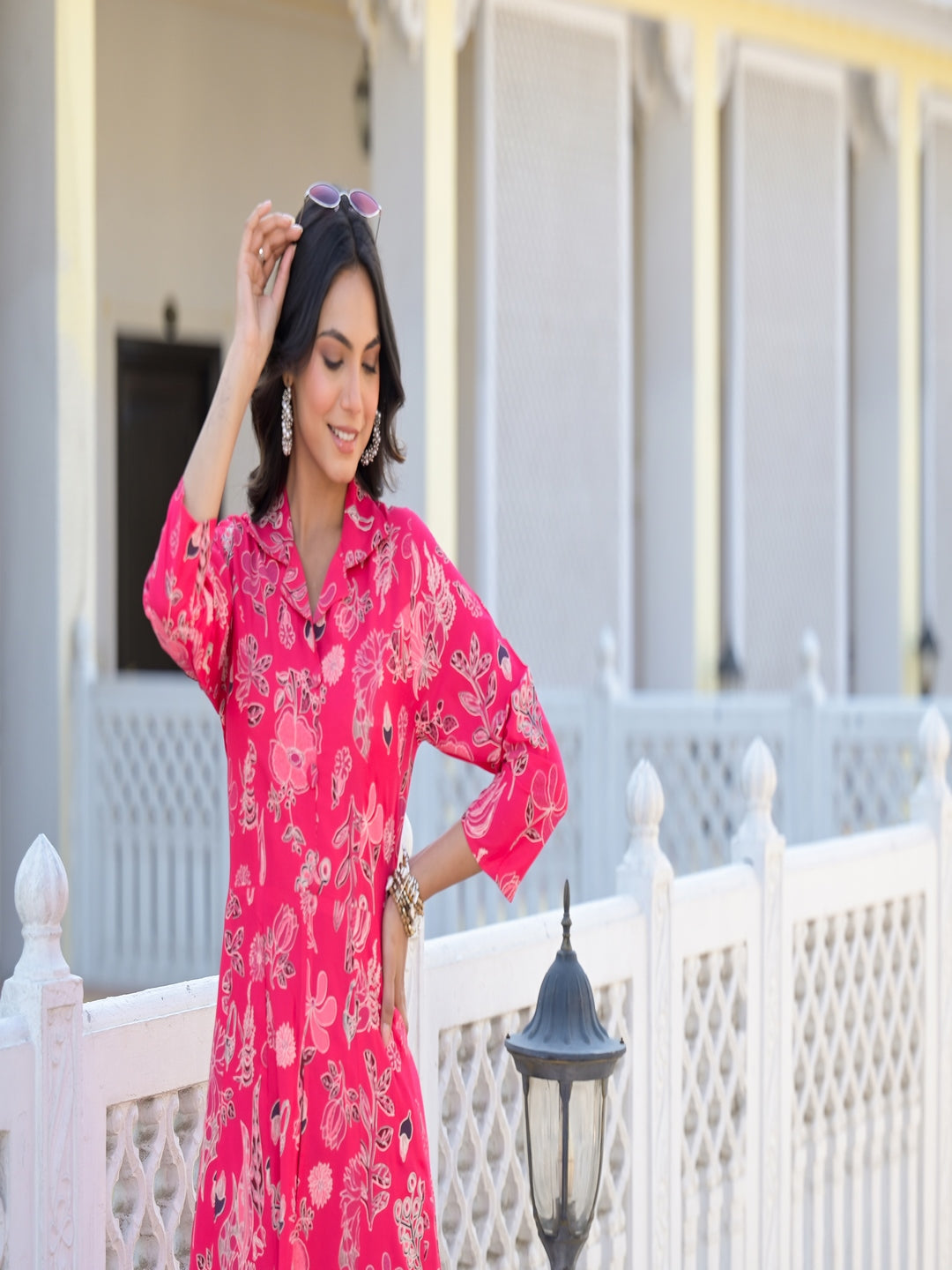 Floral Printed Rayon Co-Ord Set