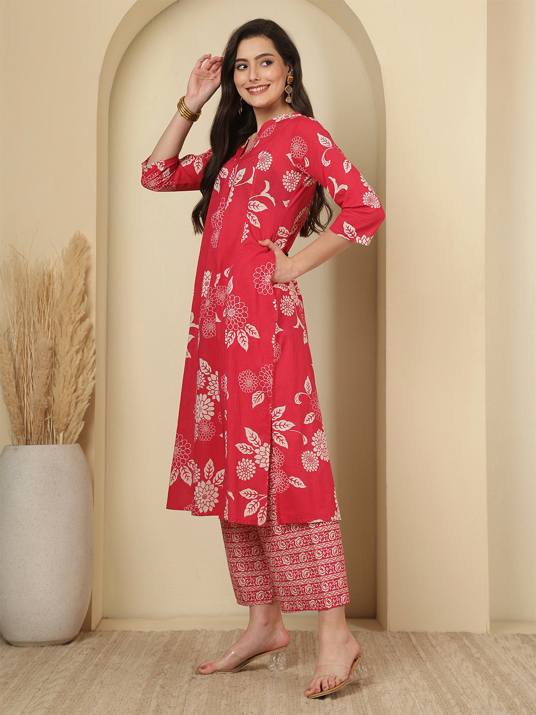 Pink Printed Co-Ord Set