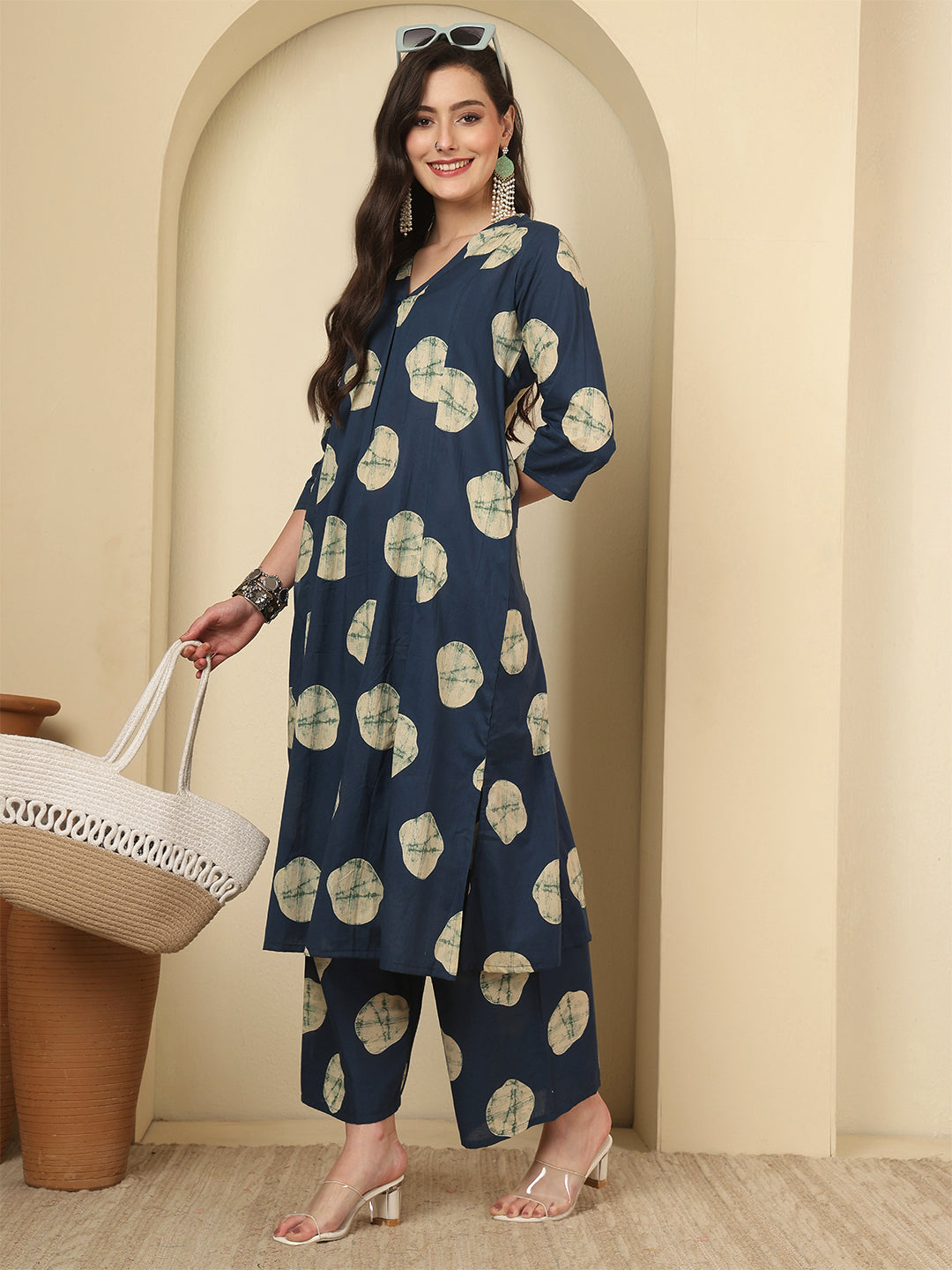 Blue Printed Co-Ord Set