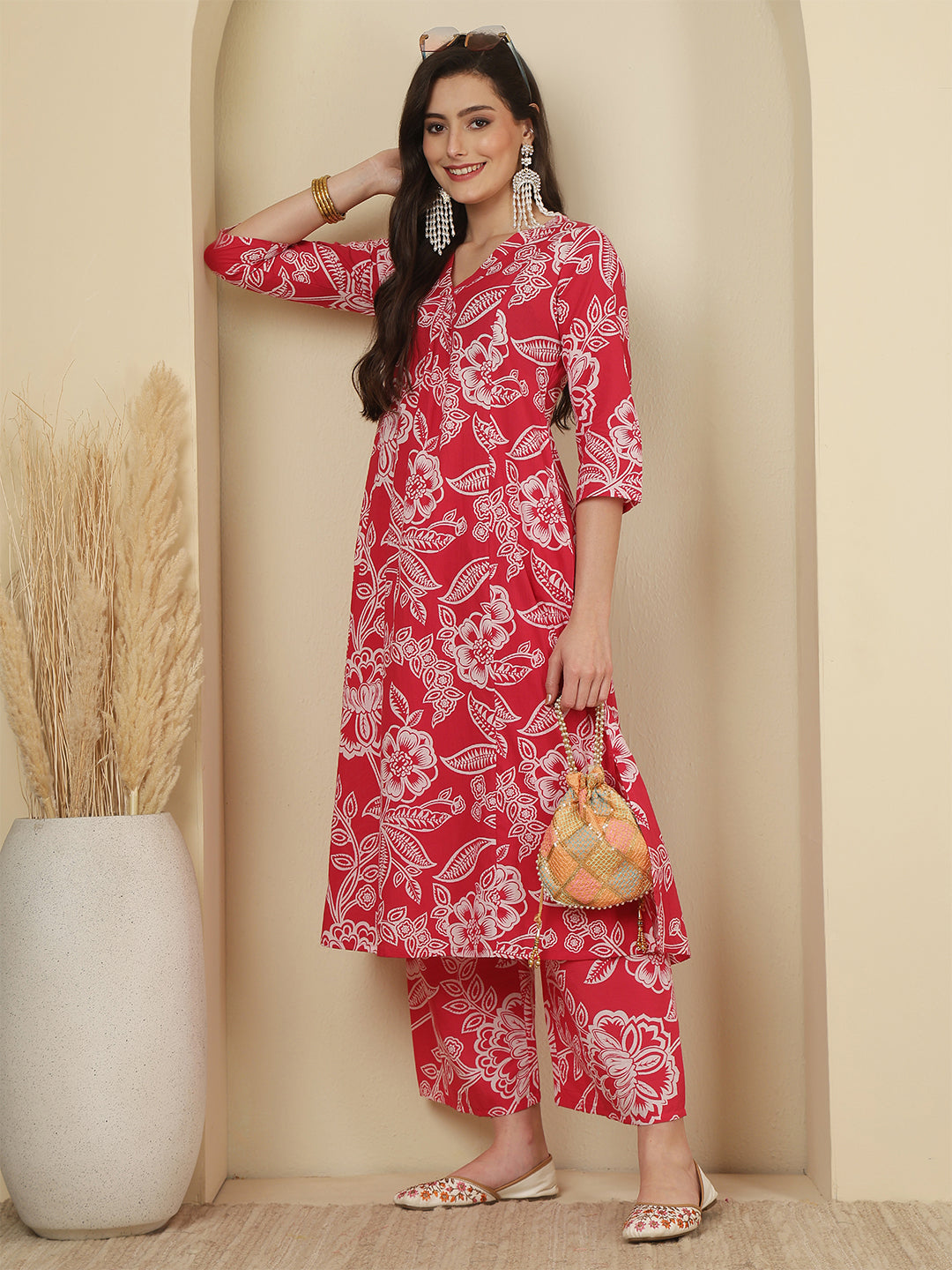 Pink Printed Co-Ord Set