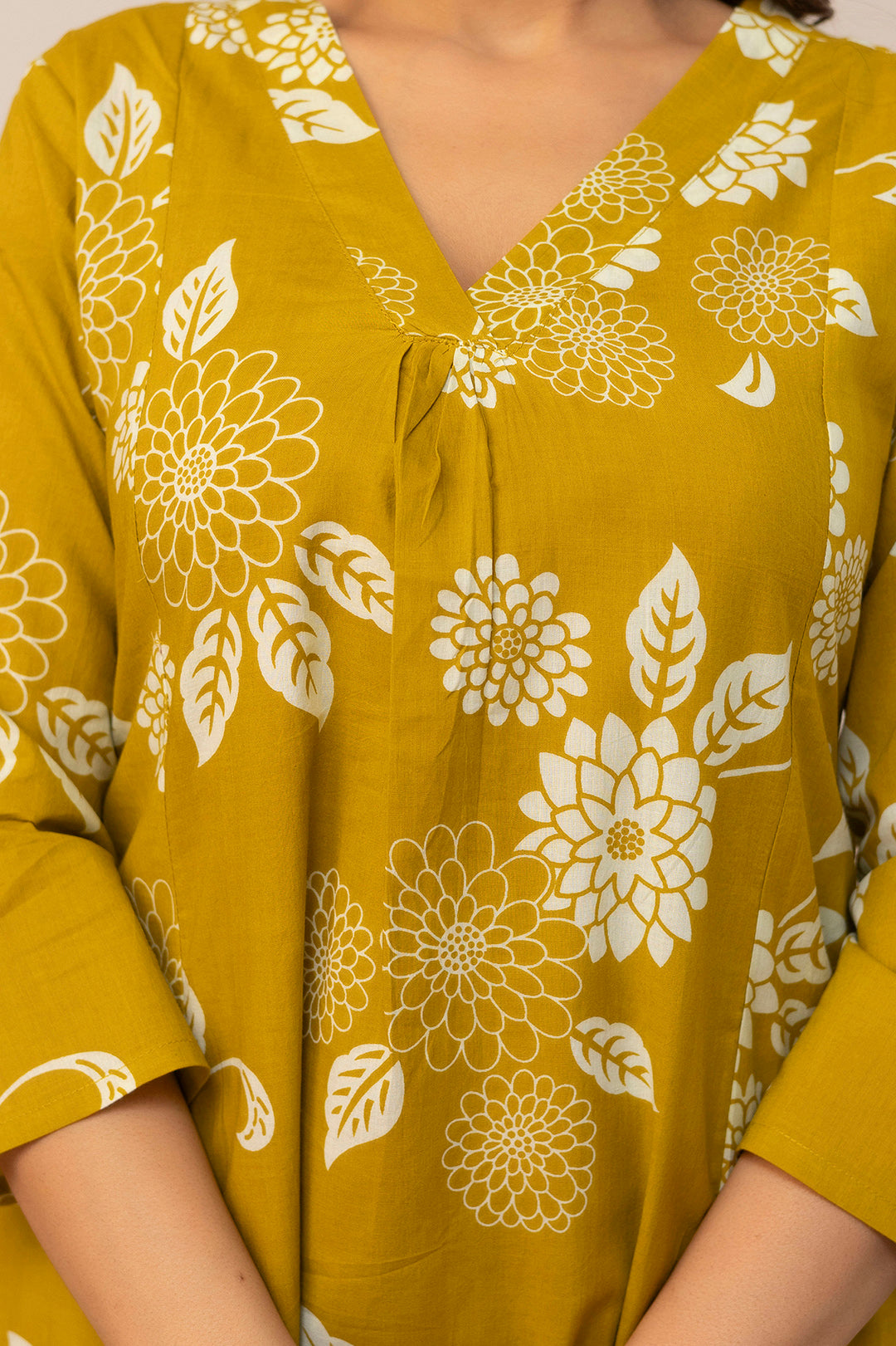 Yellow Printed Co-Ord Set
