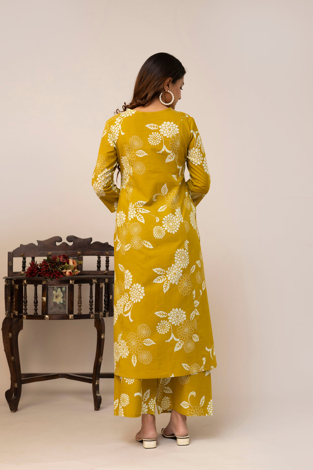 Yellow Printed Co-Ord Set