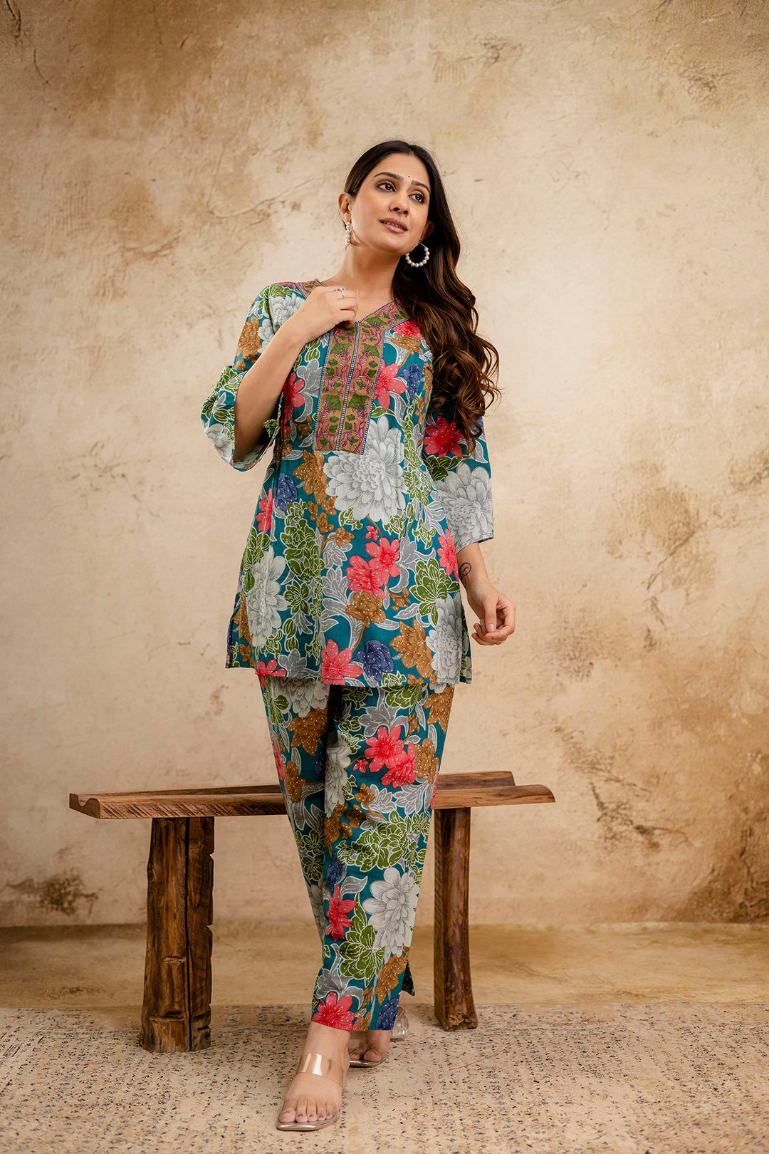 Multicolor Printed Co-Ord set