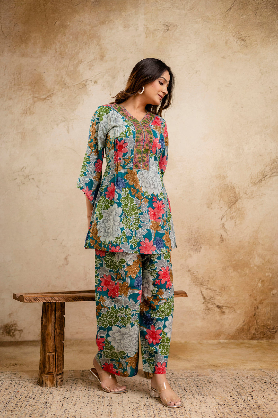 Multicolor Printed Co-Ord set