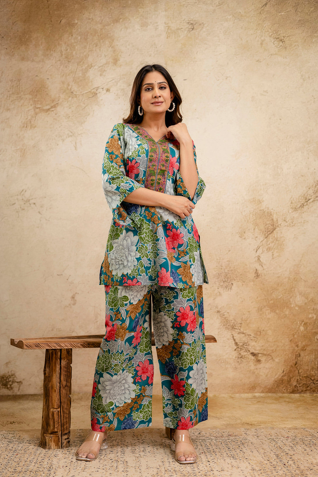 Multicolor Printed Co-Ord set