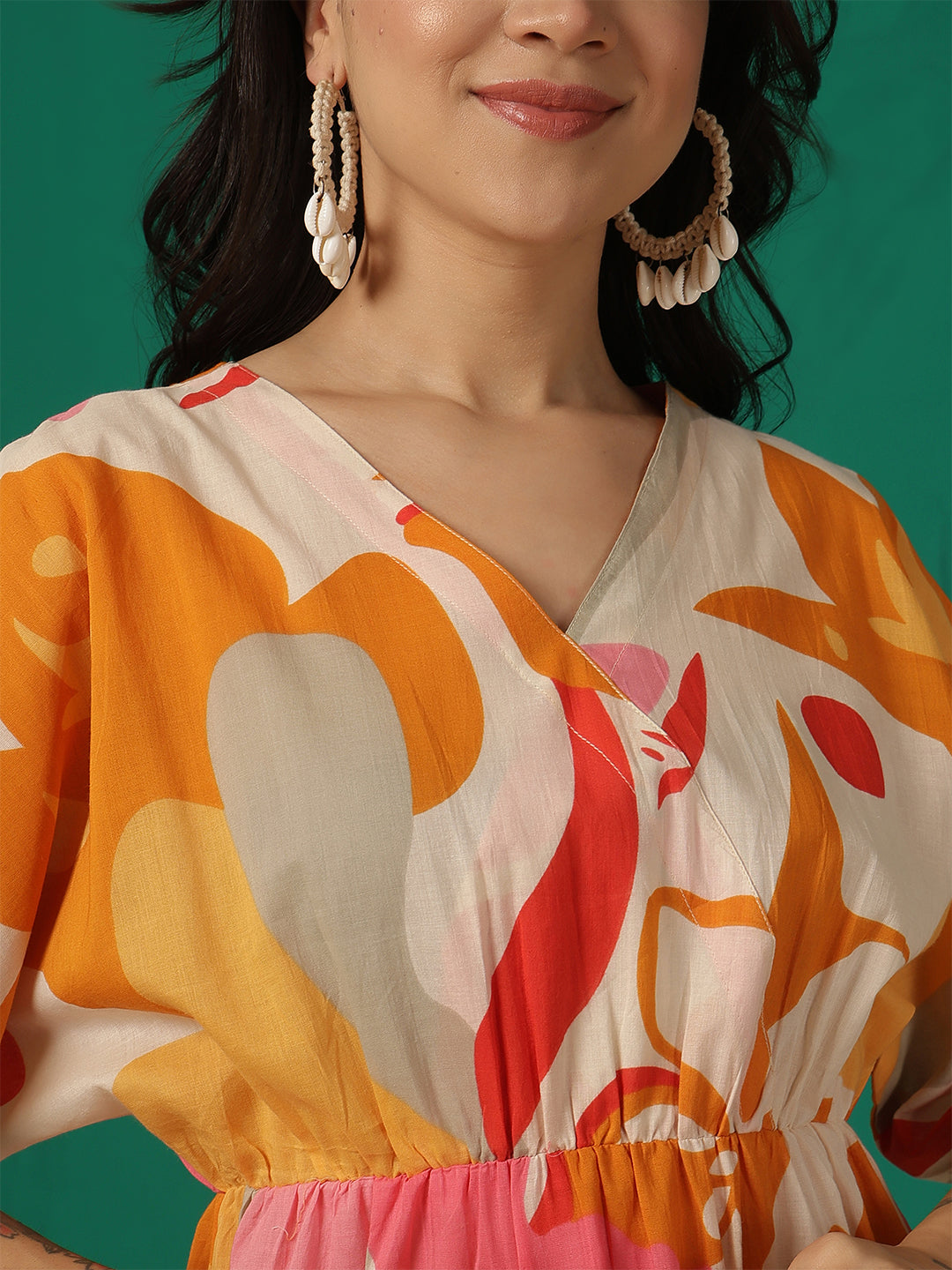 Multicolor Printed Dress