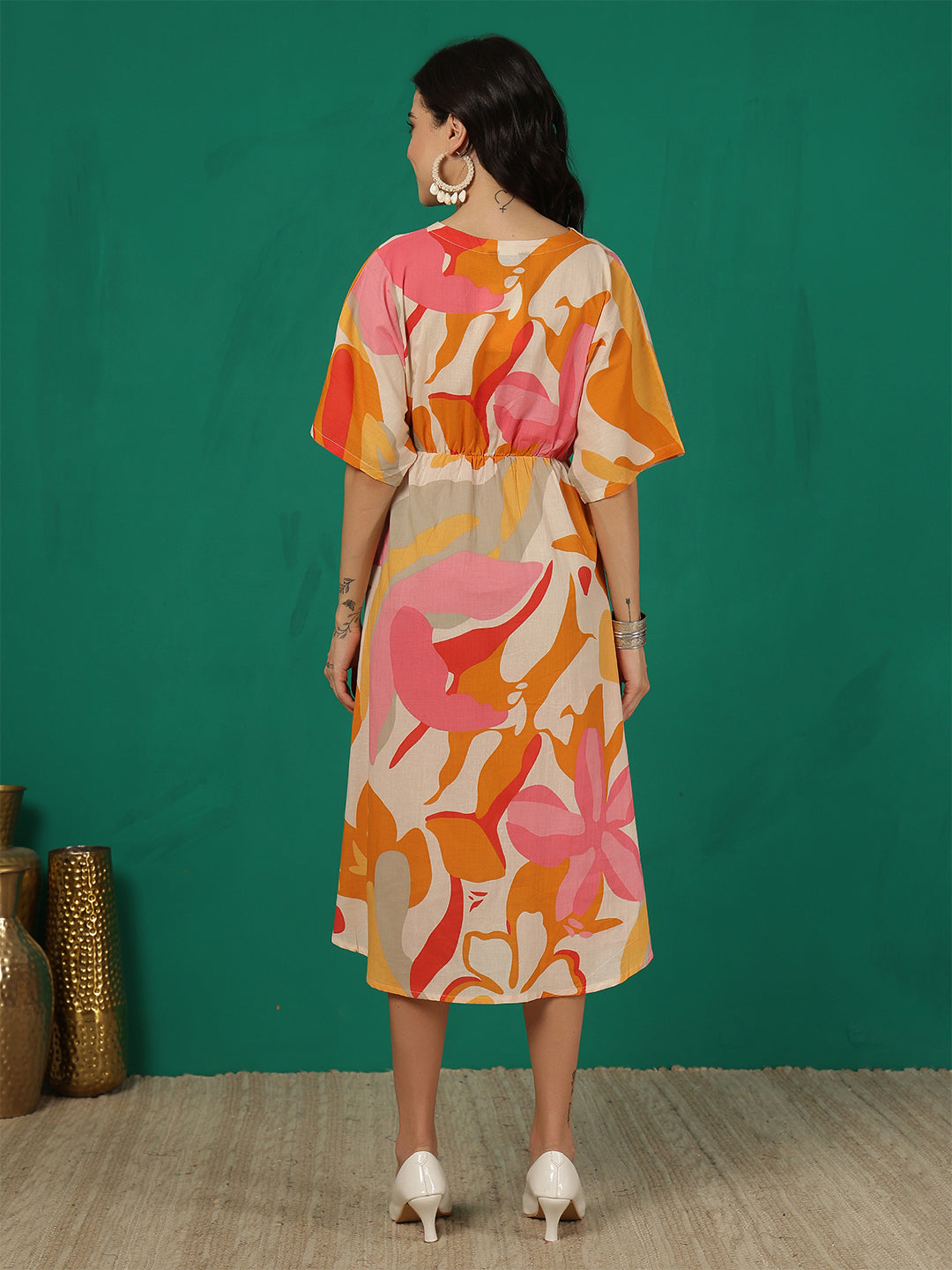 Multicolor Printed Dress
