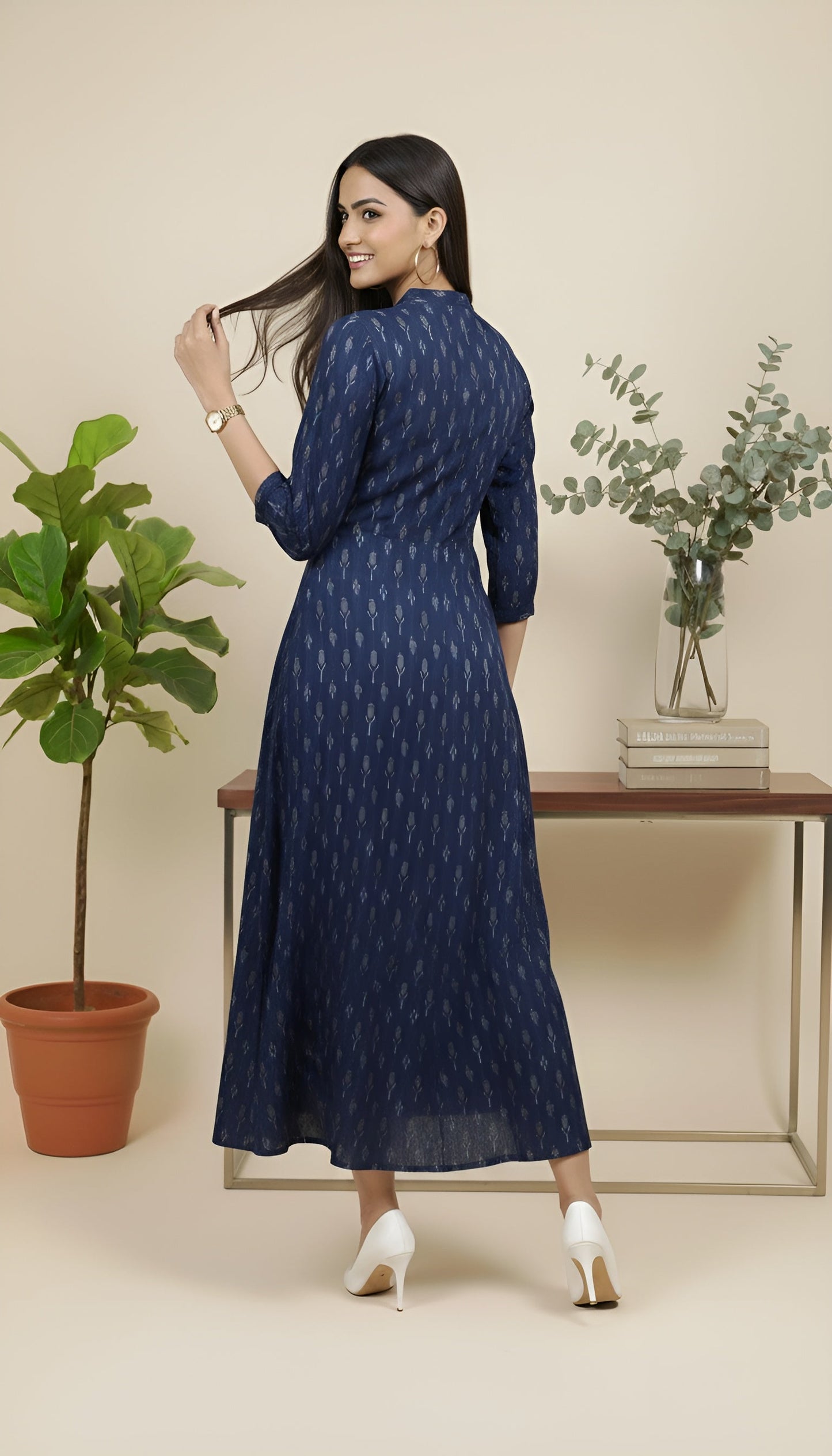 Ethnic Printed Dress for Women