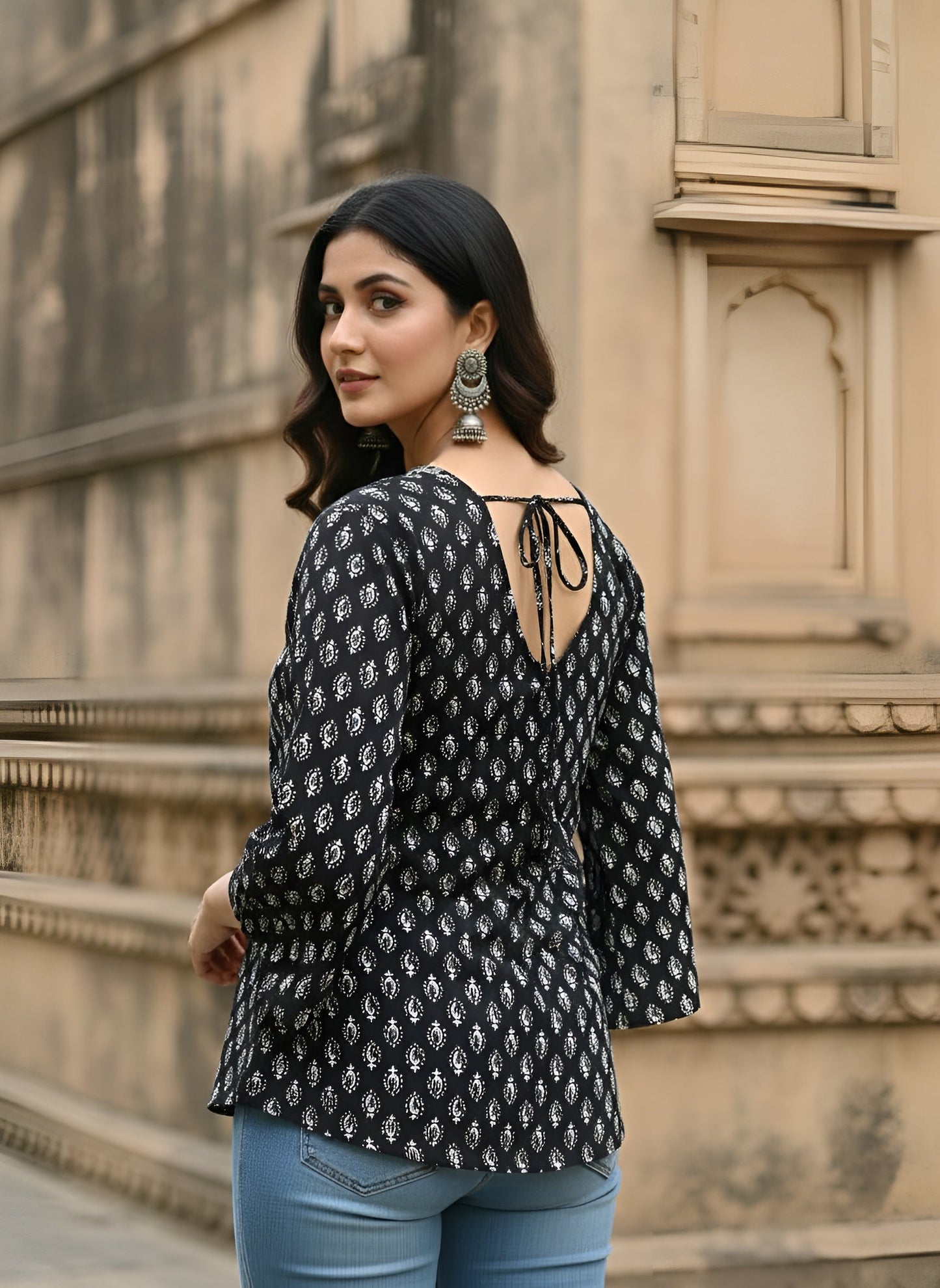 Printed Straight Tunic For Women