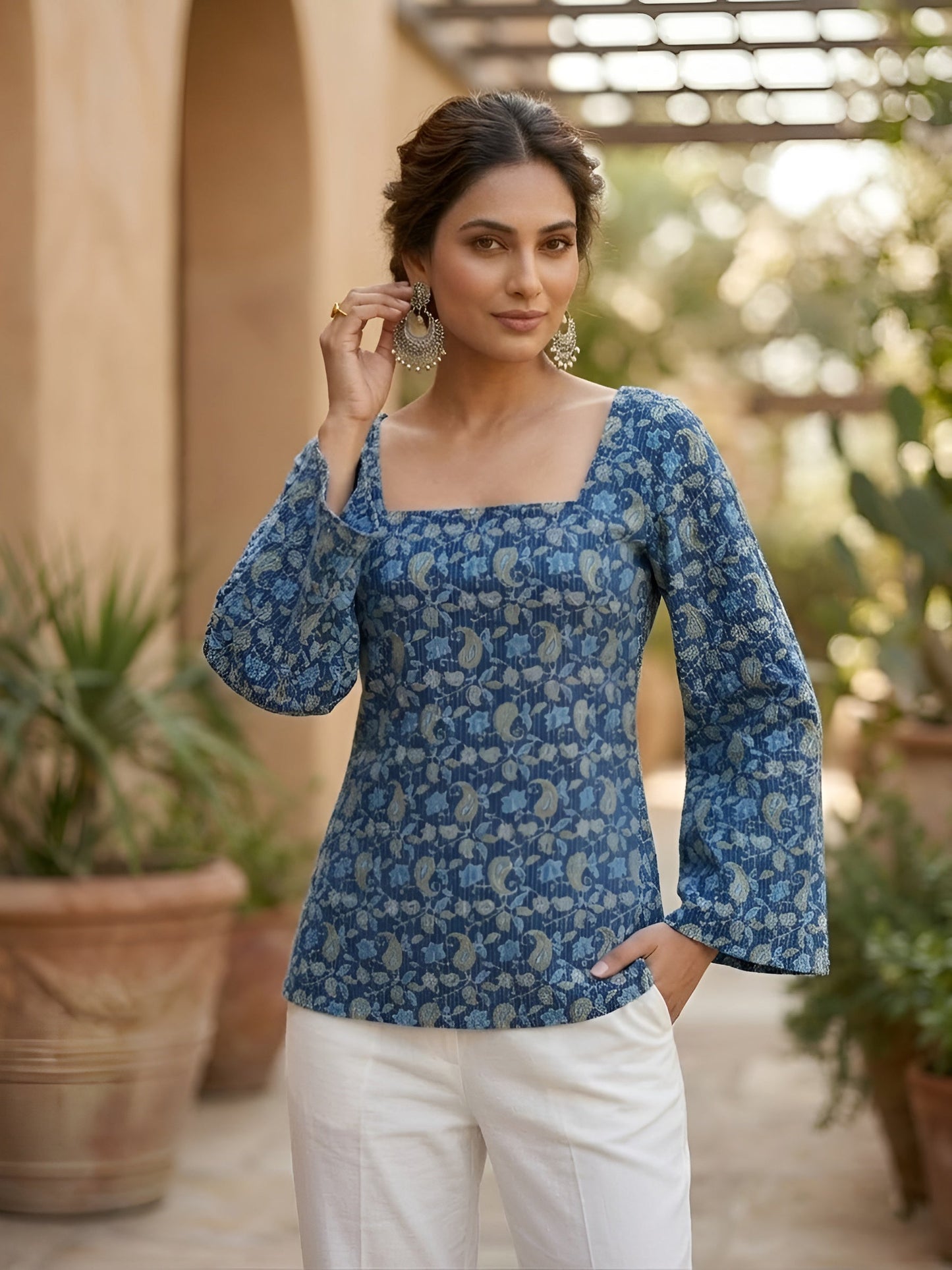 Ethnic Printed Straight Tunic
