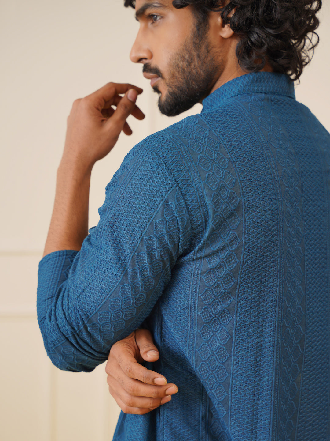 Embroidered Cotton Kurtas For Men