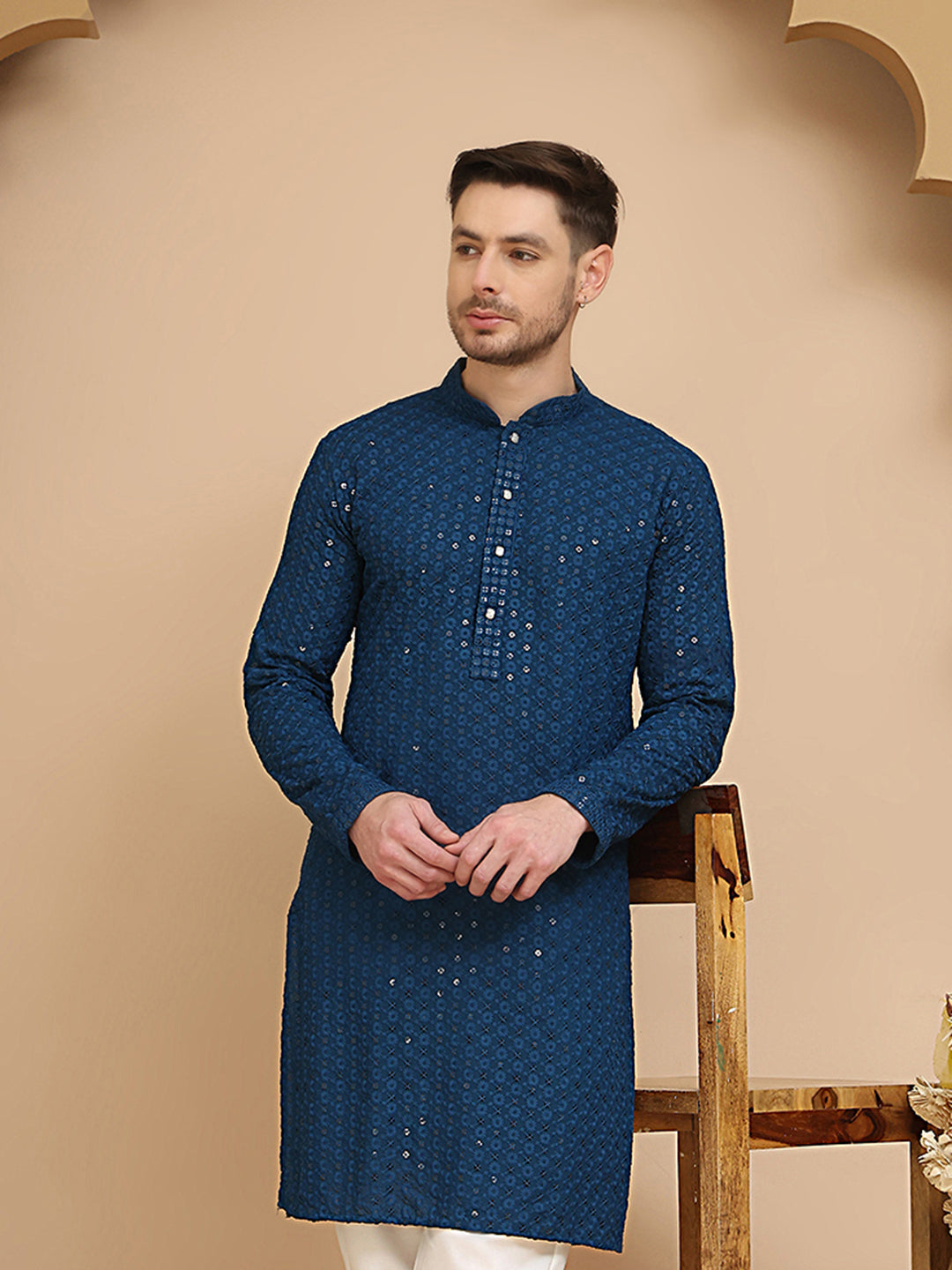 Chikankari Kurtas For Men